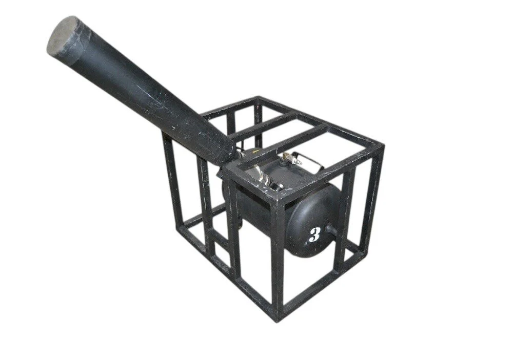 5 Gallon 1.5" Valve Compressed Air Cannon (1.5" NPT) w/ 3" Mortar