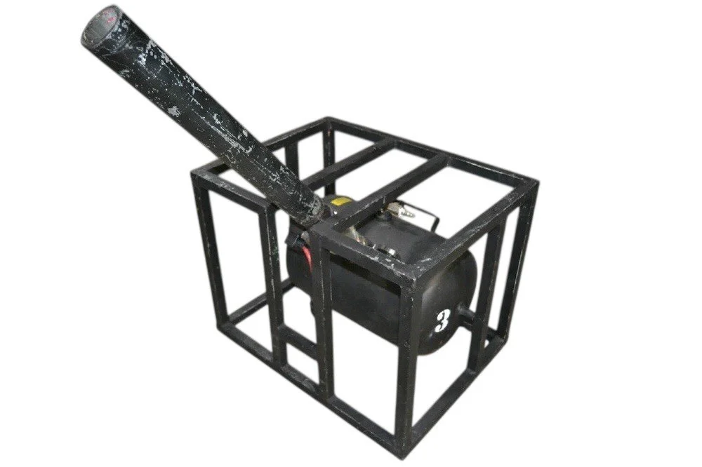 5 Gallon 1.5" Valve Compressed Air Cannon (1.5" NPT) w/ 2" Mortar