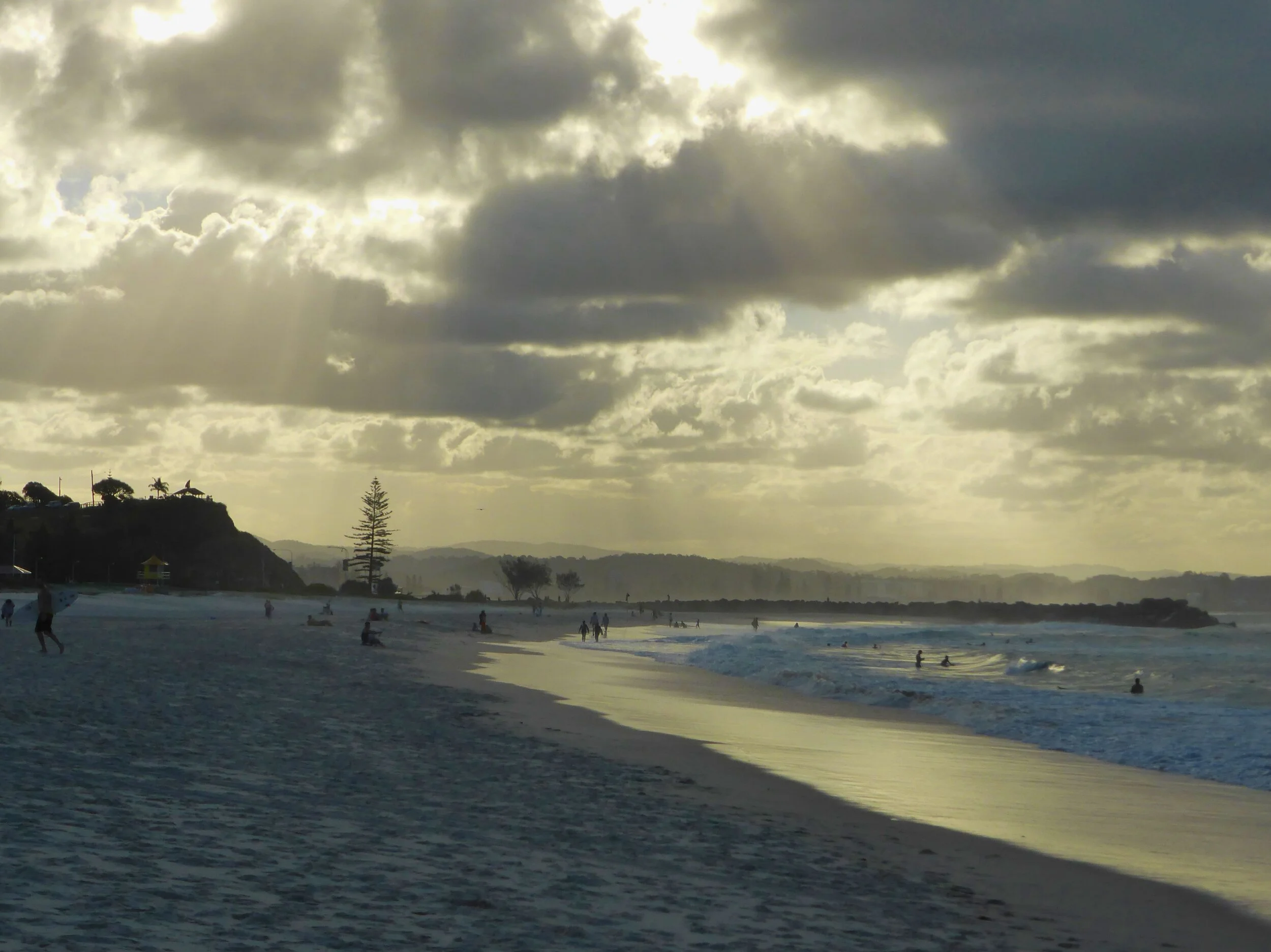 Coolangatta in the late afternoon