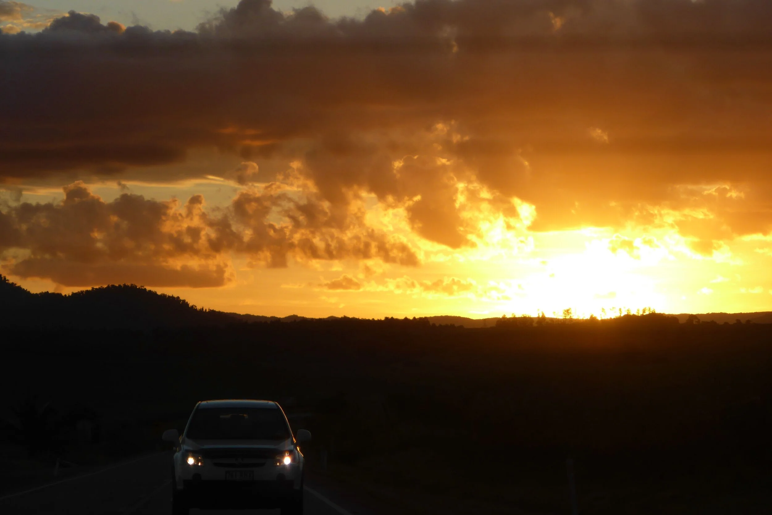 Roadtrip sunset