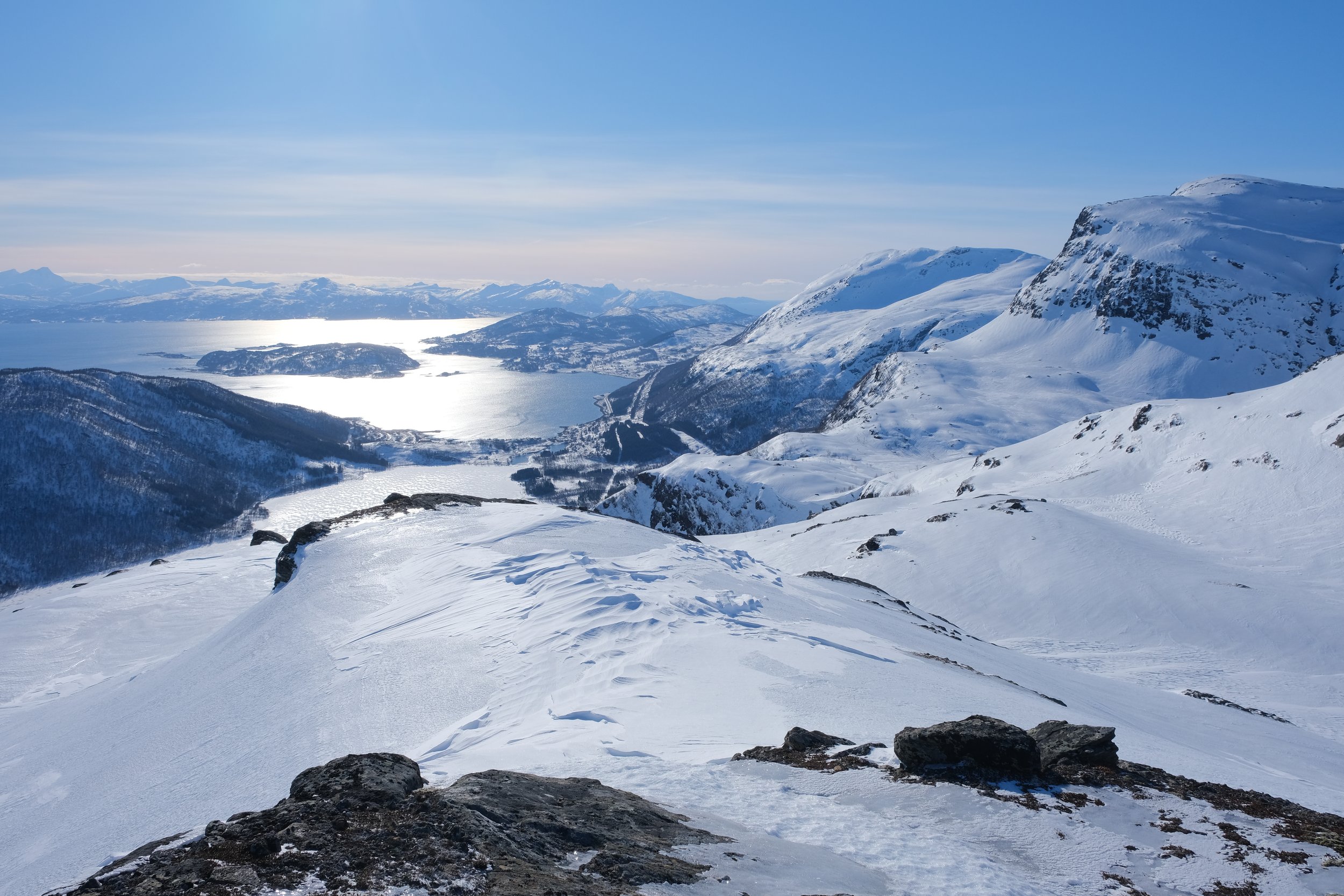  View over Bogen i Ofoten, Nordland 
