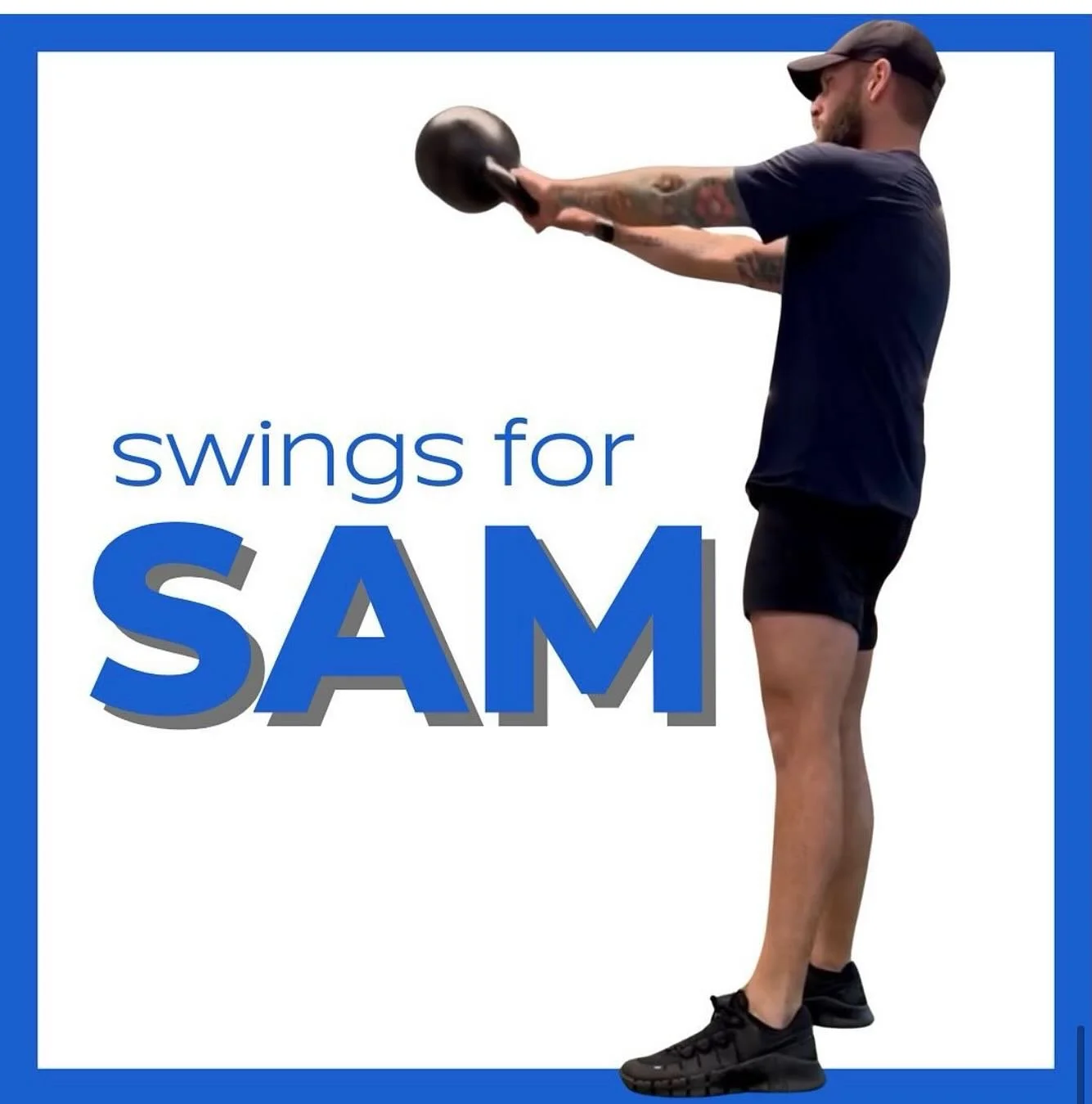 💙 Tomorrow, we swing for Sam.⁣
⁣
One year ago, Sam Hodous received a life-altering ALS diagnosis. Since then, his strength, joy, and care for others have continued to inspire everyone around him.⁣
⁣
Tomorrow, communities across the country are stepp