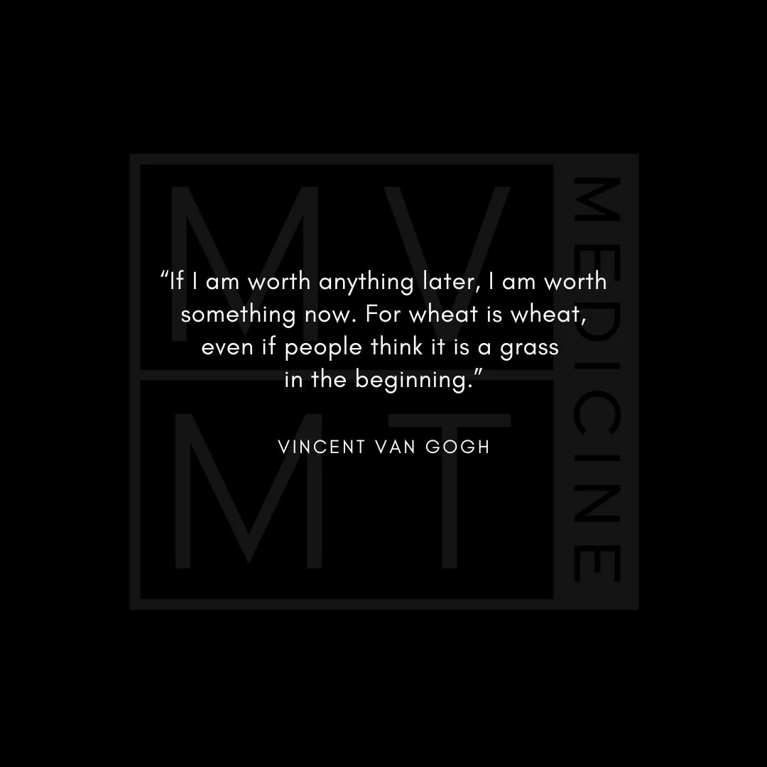 Most people don&rsquo;t realize that Vincent Van Gogh he sold one painting in his lifetime.

One.

But his value didn&rsquo;t start when people noticed.
It was always there.

Same goes for you.

Progress in rehab, performance, or life doesn&rsquo;t a