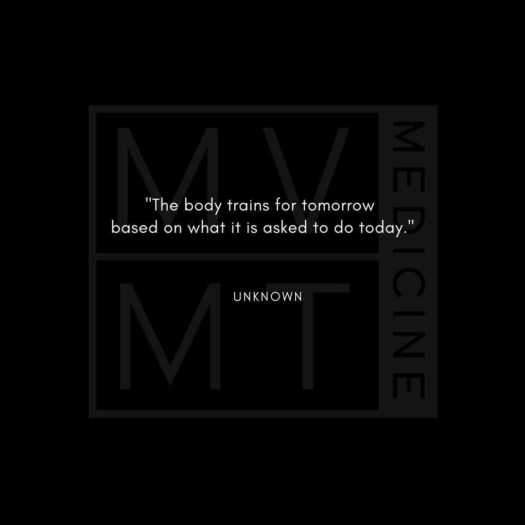 Modern life is largely spent in three positions: sitting, standing, and lying down. 

Our physical abilities rarely vanish overnight. They usually fade away from disuse.

Try to break the mold. Spend more time this week doing something besides sittin