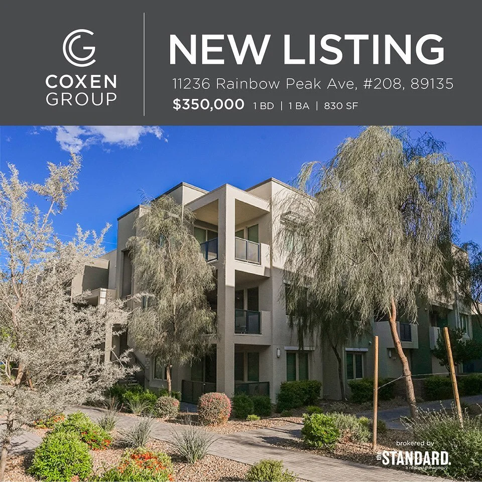 Fresh to market: a gorgeous 1 bedroom condo, located in the sought-after Affinity community in @summerlin. You are mere minutes to @downtownsummerlin, @redrockcasino, and @redrockcanyonlv. Affinity's amenities truly set this condo apart as a top choi