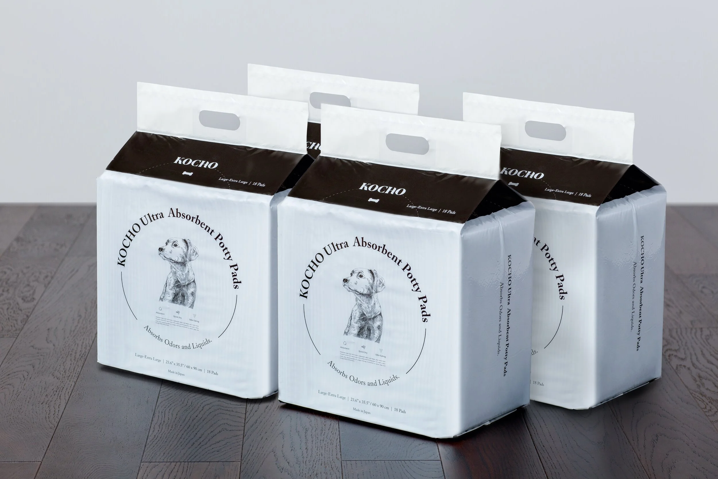 UltraAbsorbent Pet Training Pads Large/Extra Large (23" x 36") 18