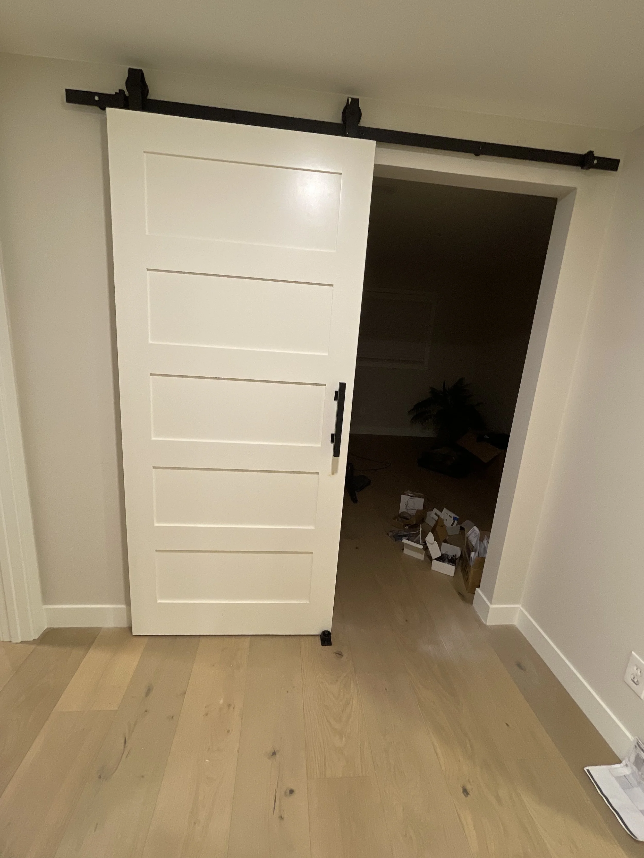 Installing sliding barn door to closet services near me