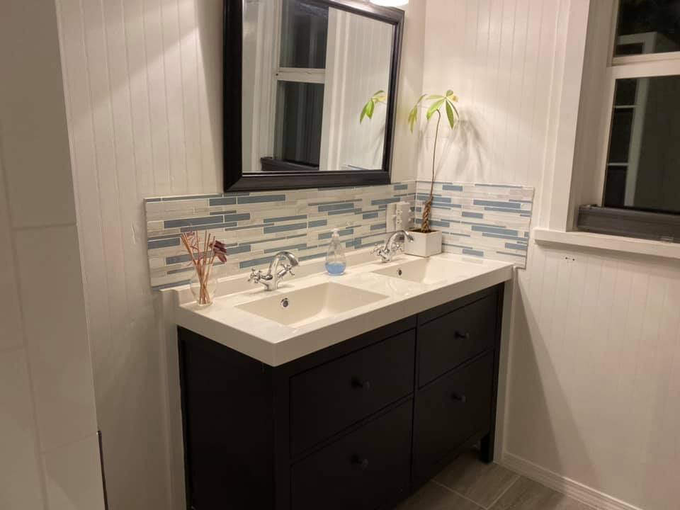 Bathroom Remodel: Vanity and tile
