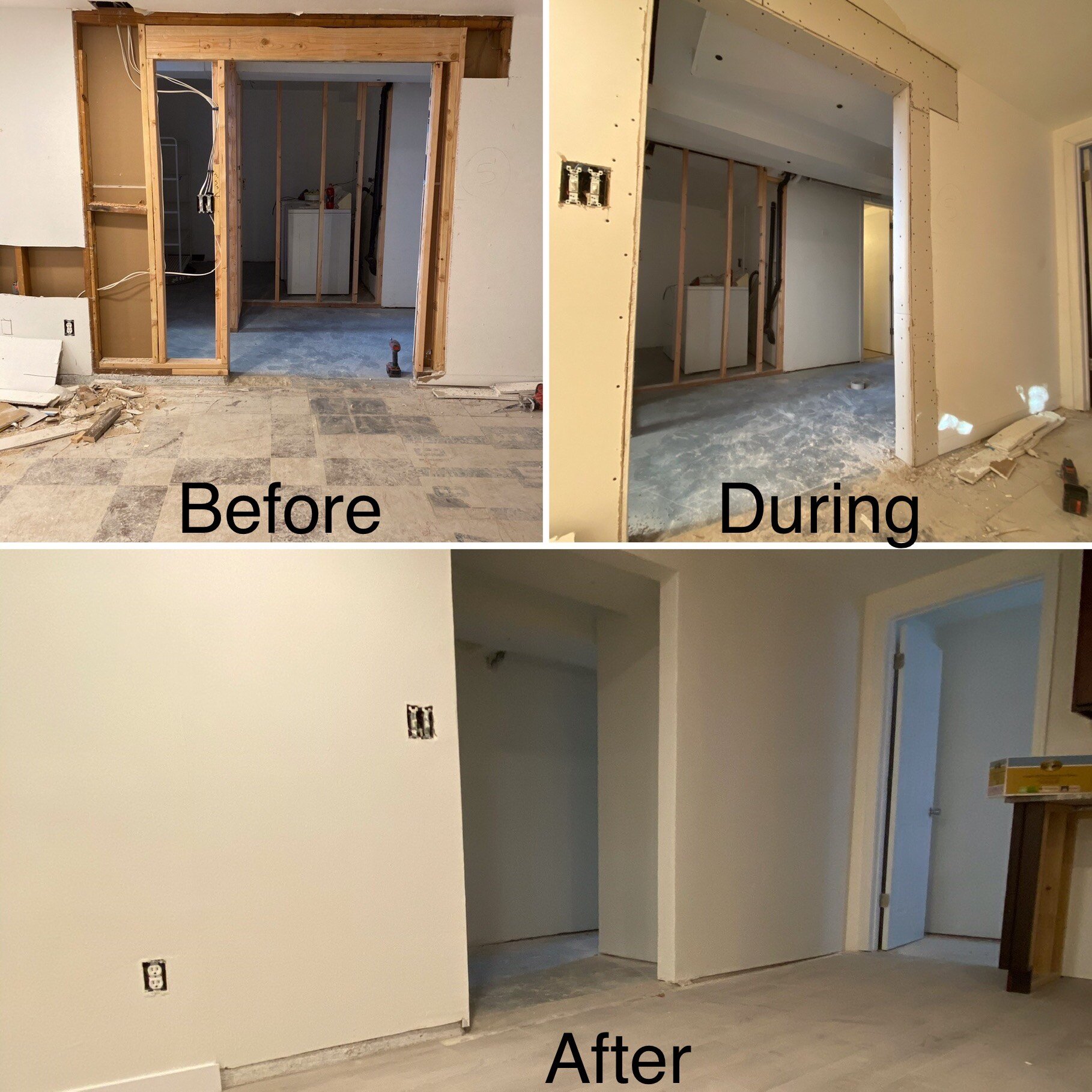 Basement Renovations: framing &amp; Drywall