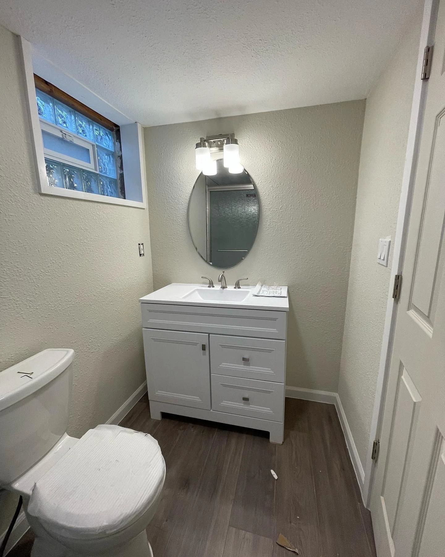 Bathroom vanity and fixture upgrades
