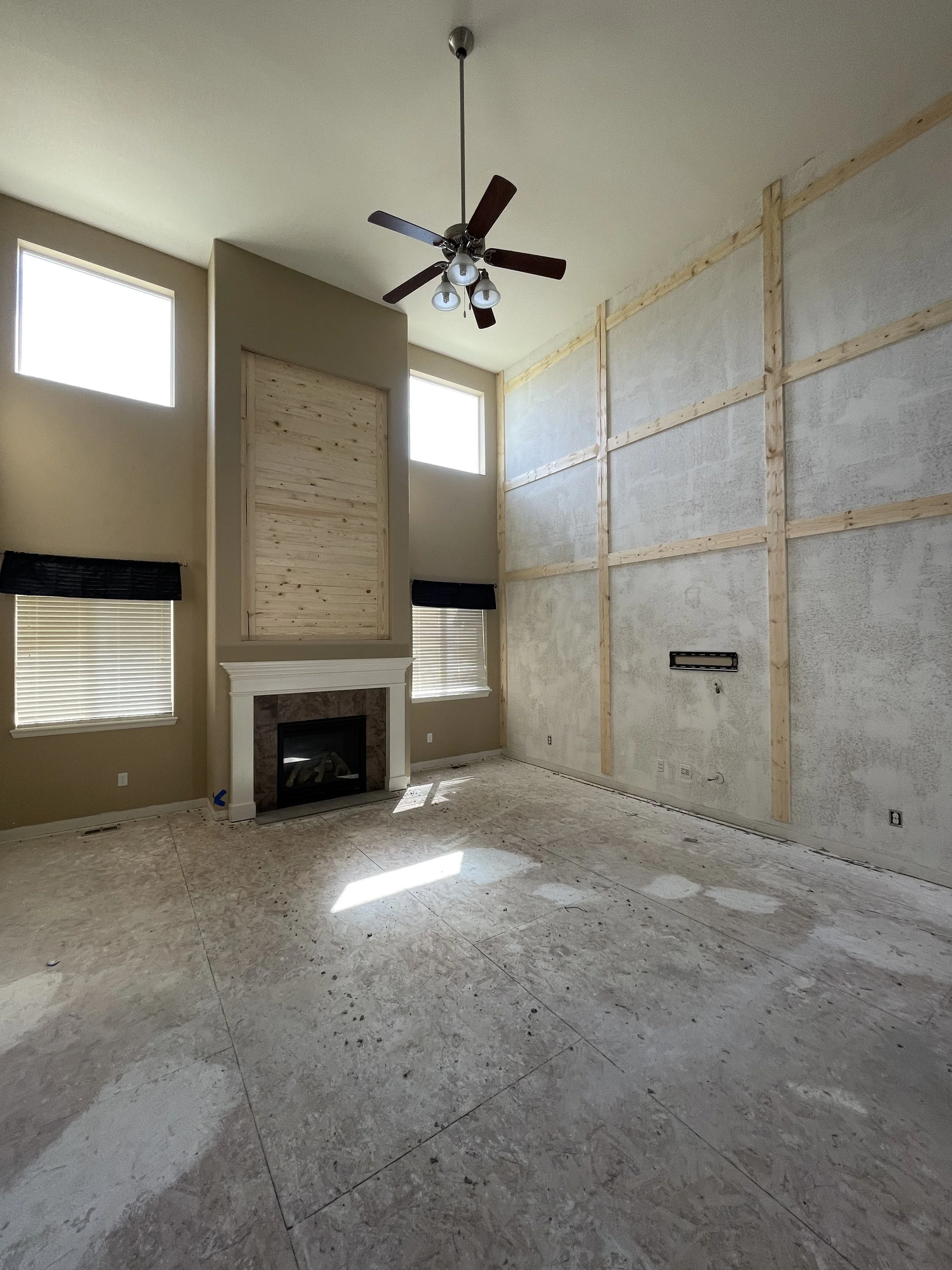 Accent walls installation in Denver