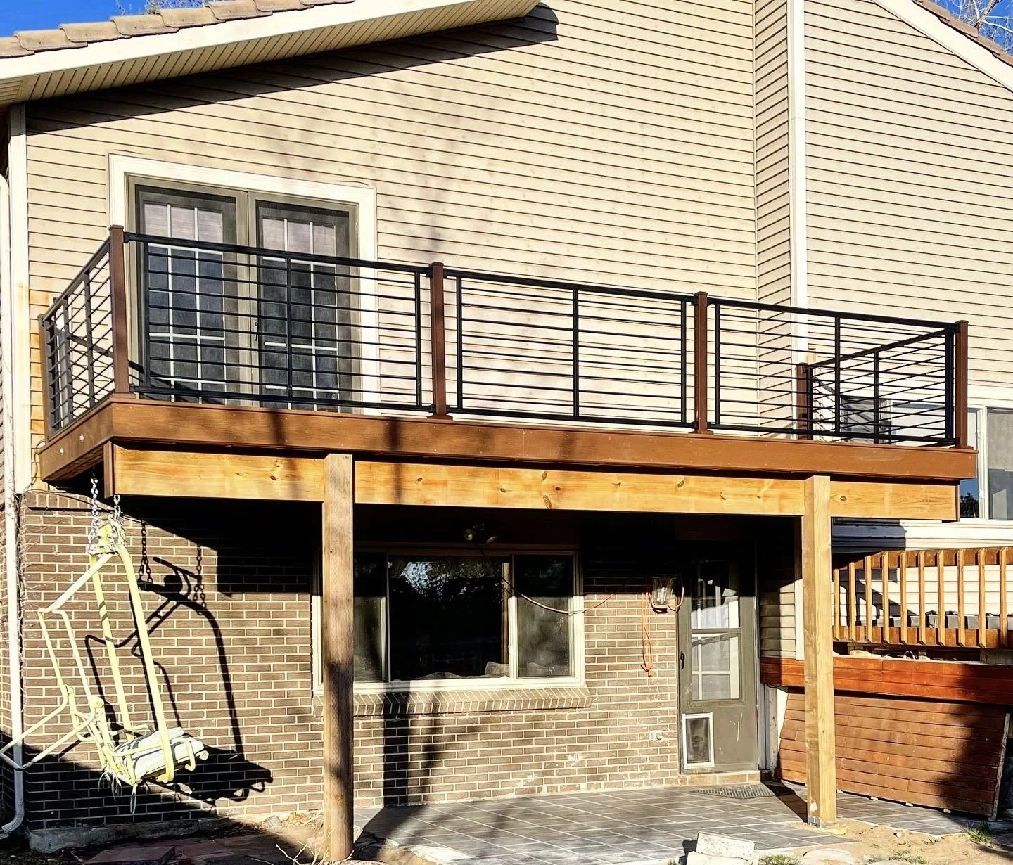 Composite deck in Aurora Colorado