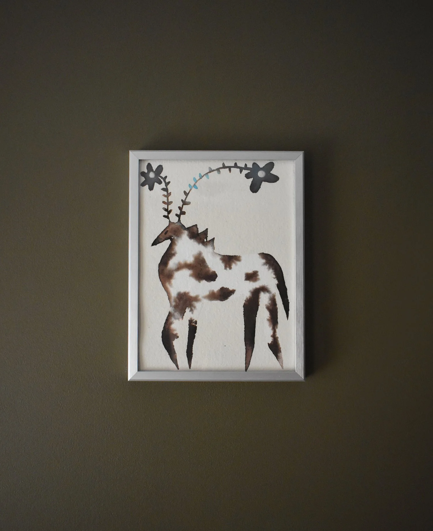 Brown & White Horse