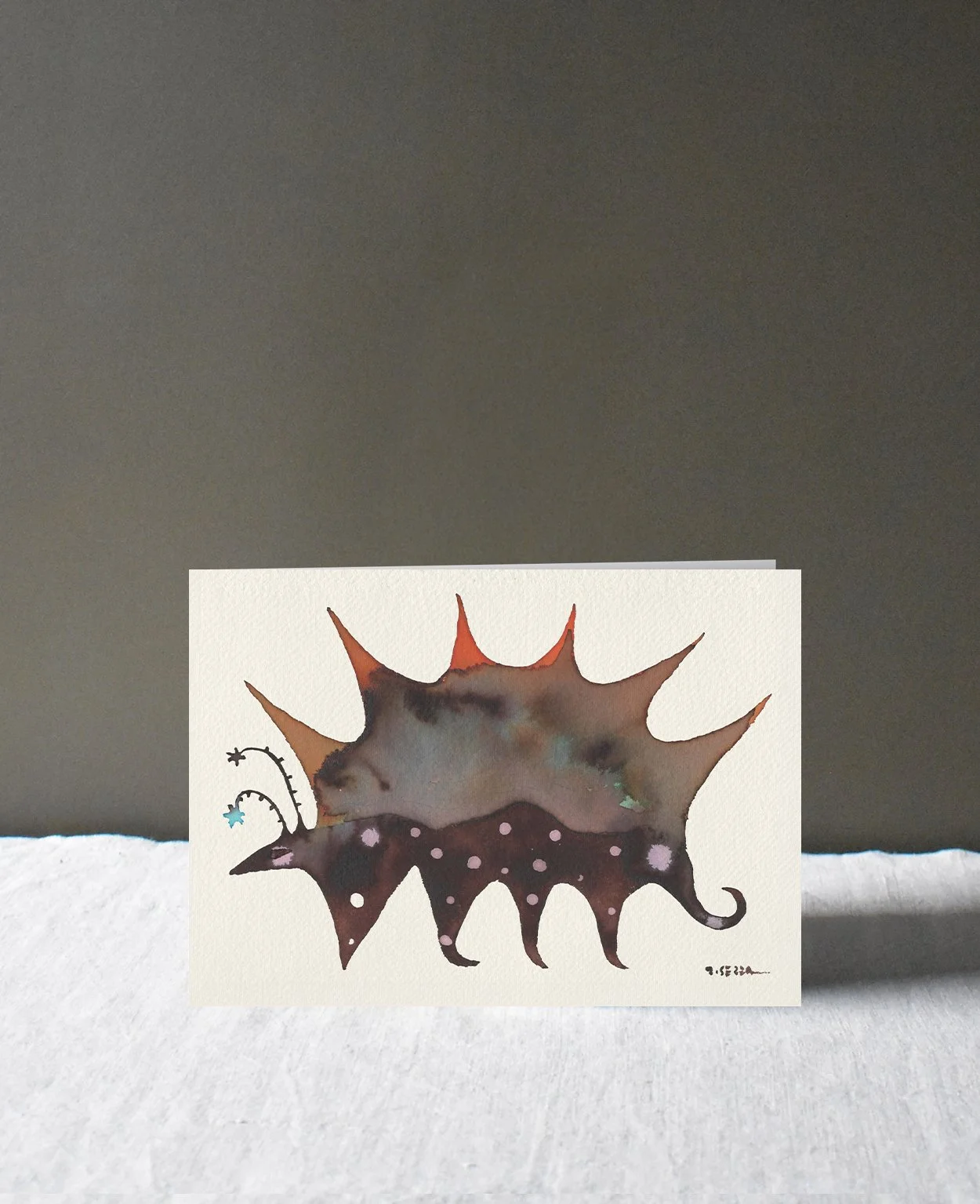 Porcupine, Greetings Card