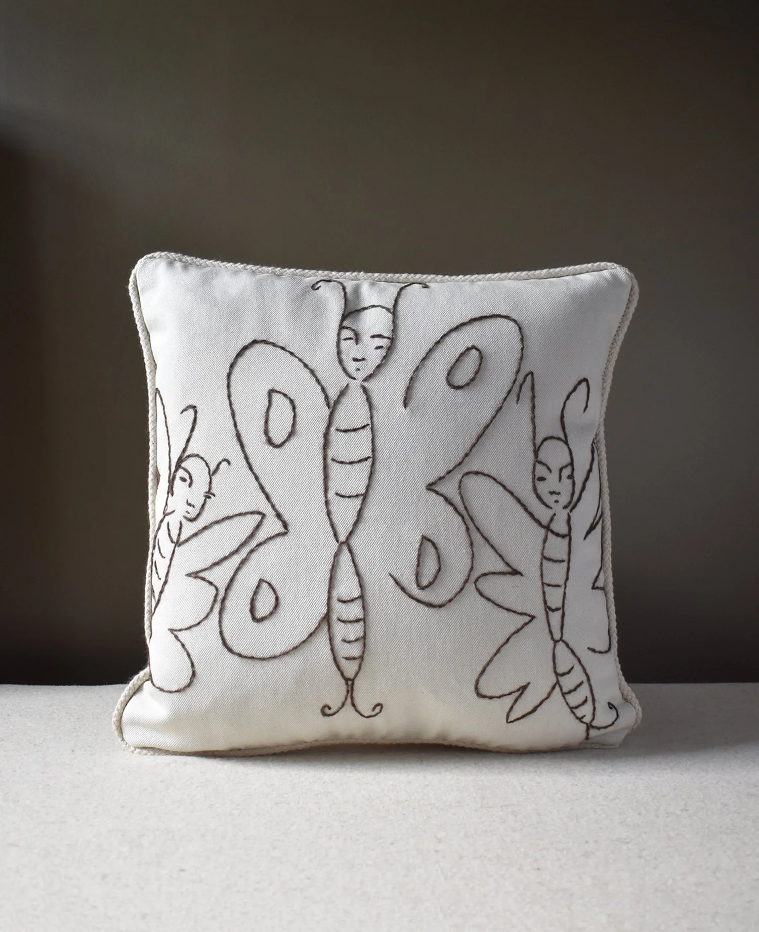 Three Butterflies, Cushion