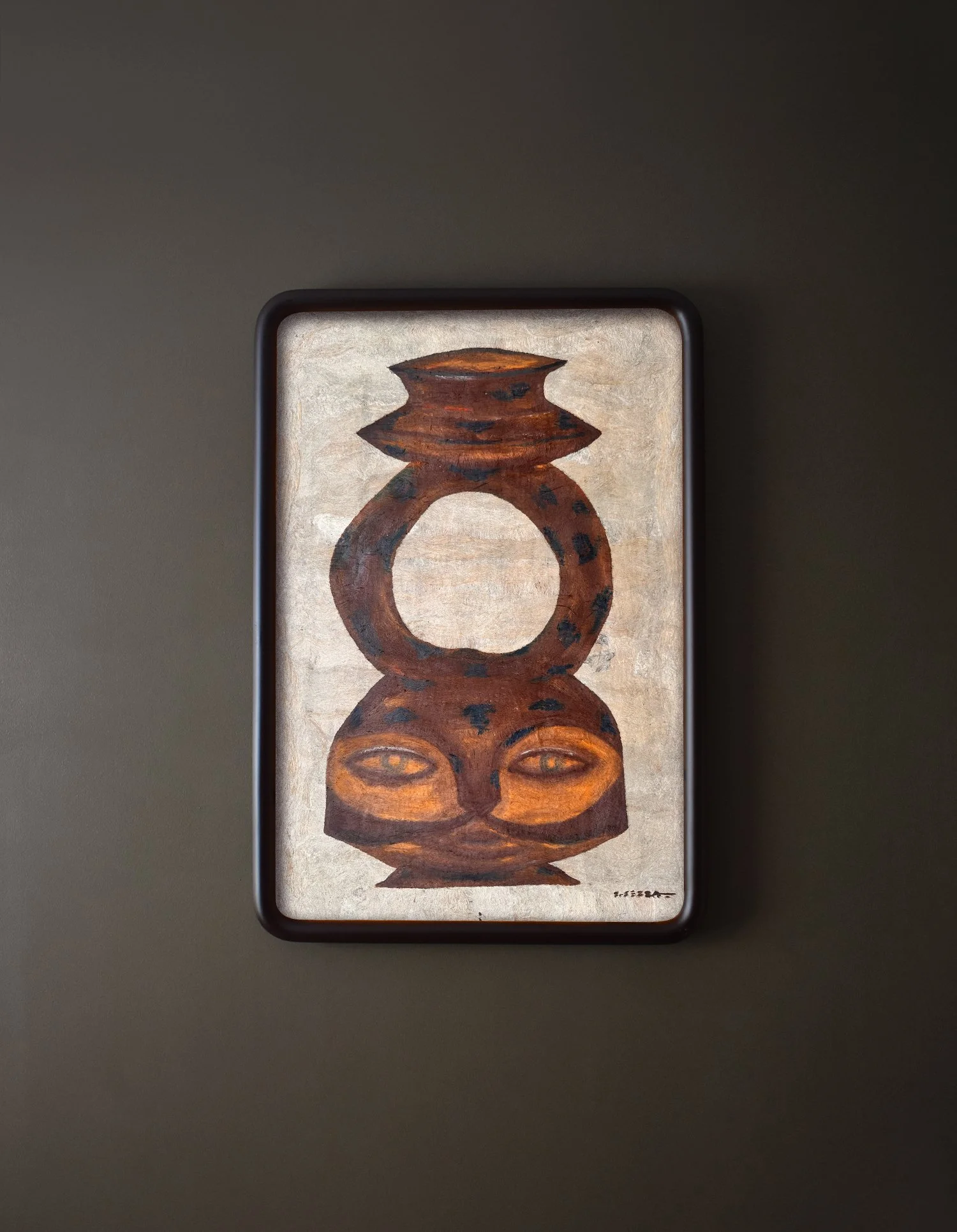 Ceramic on Amate