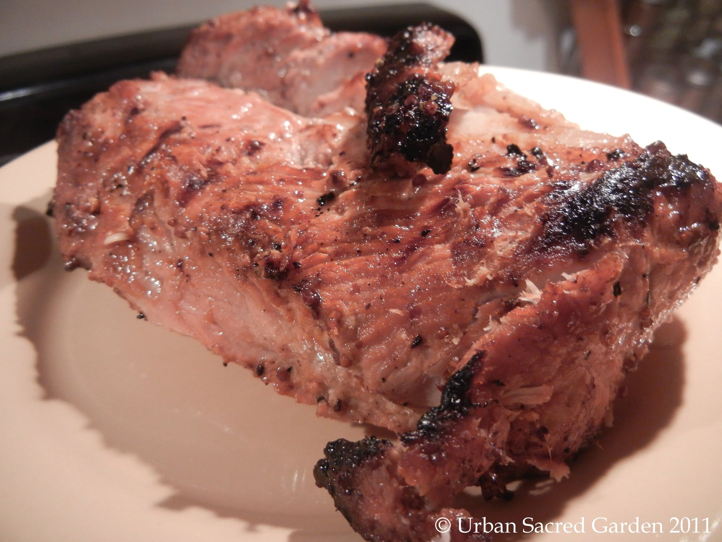 Garlic Sage Grilled Pork Tenderloin (ME)