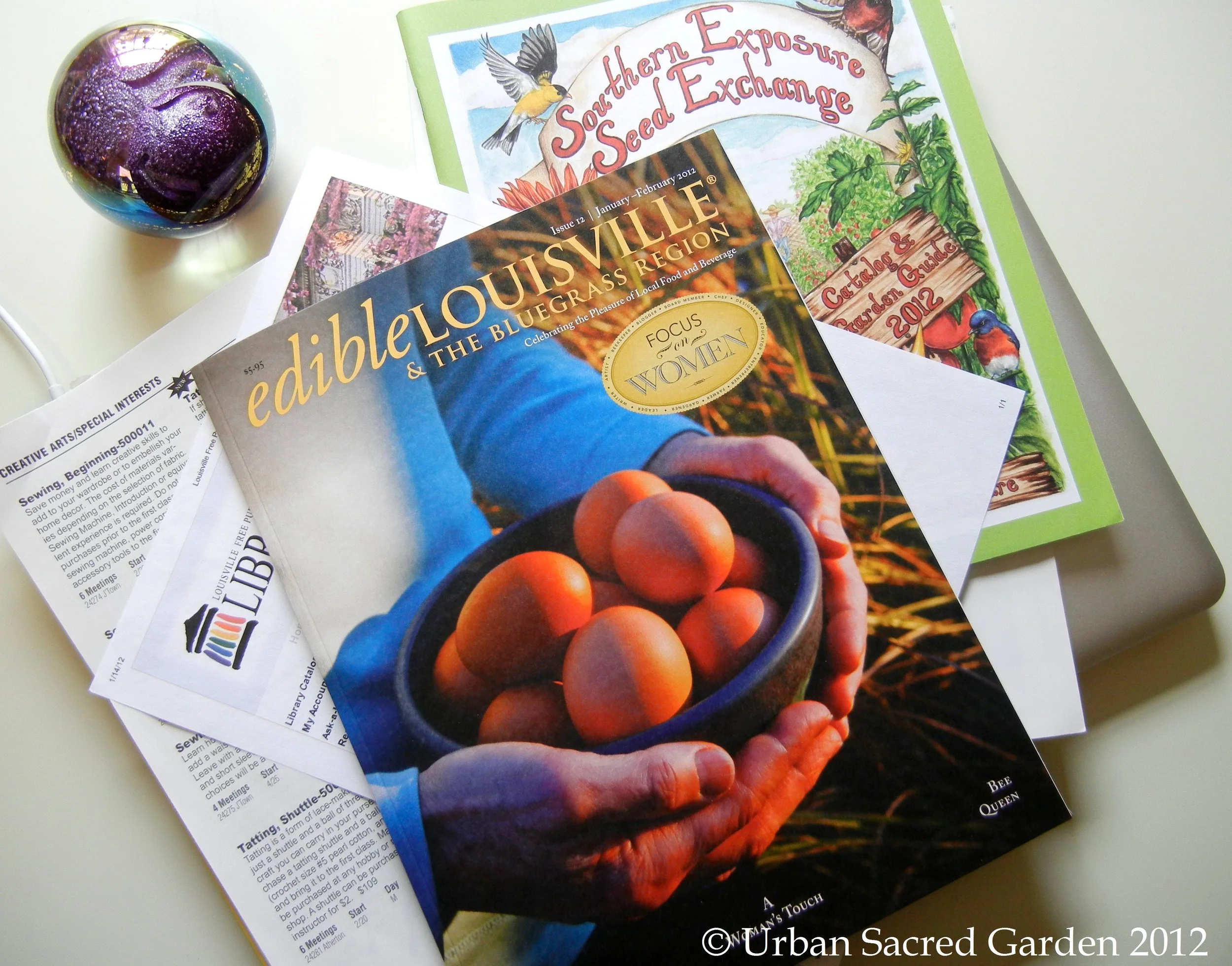 My Article in Edible Louisville - Hurrah!