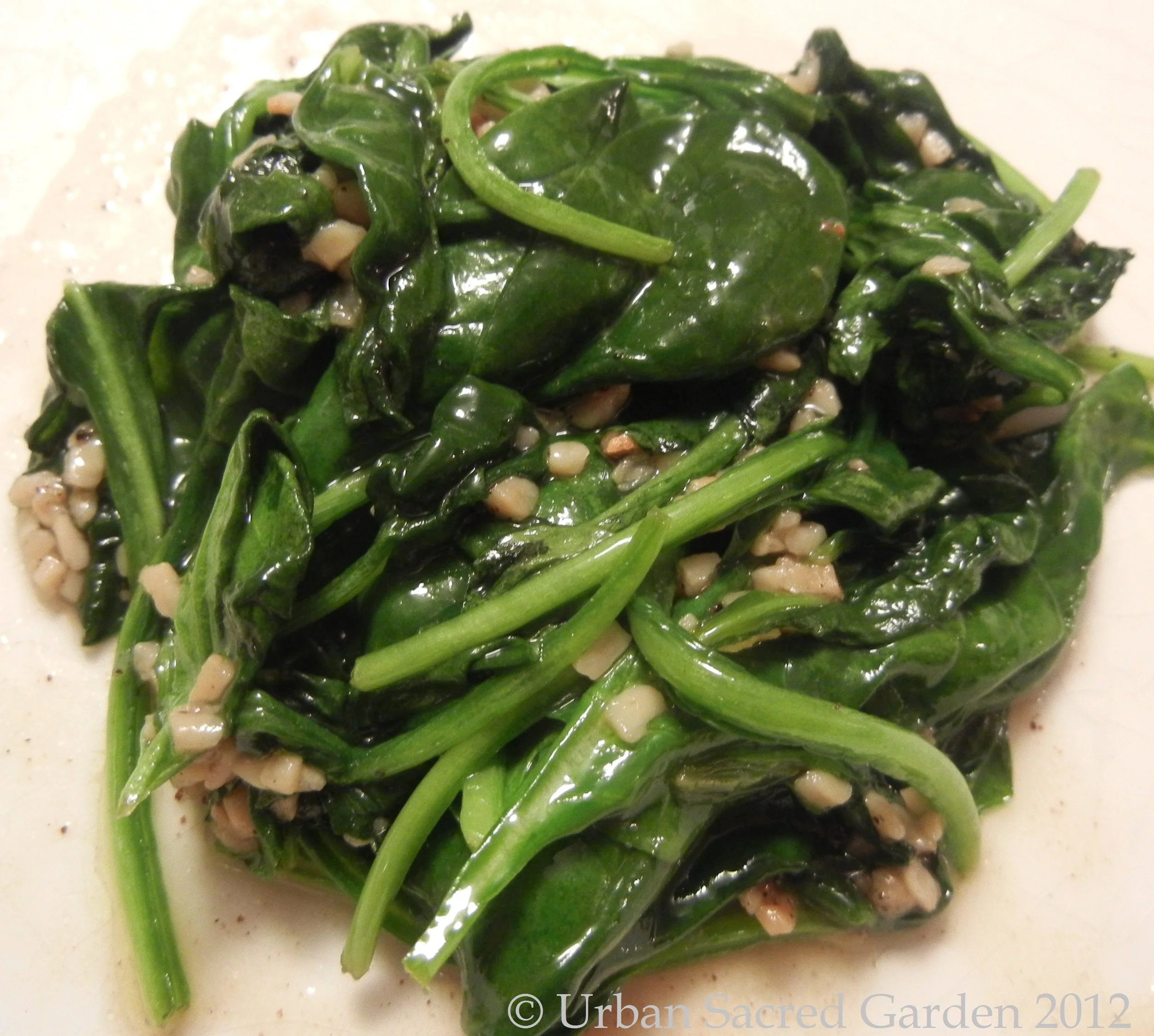 Garlic Sautéed Spinach