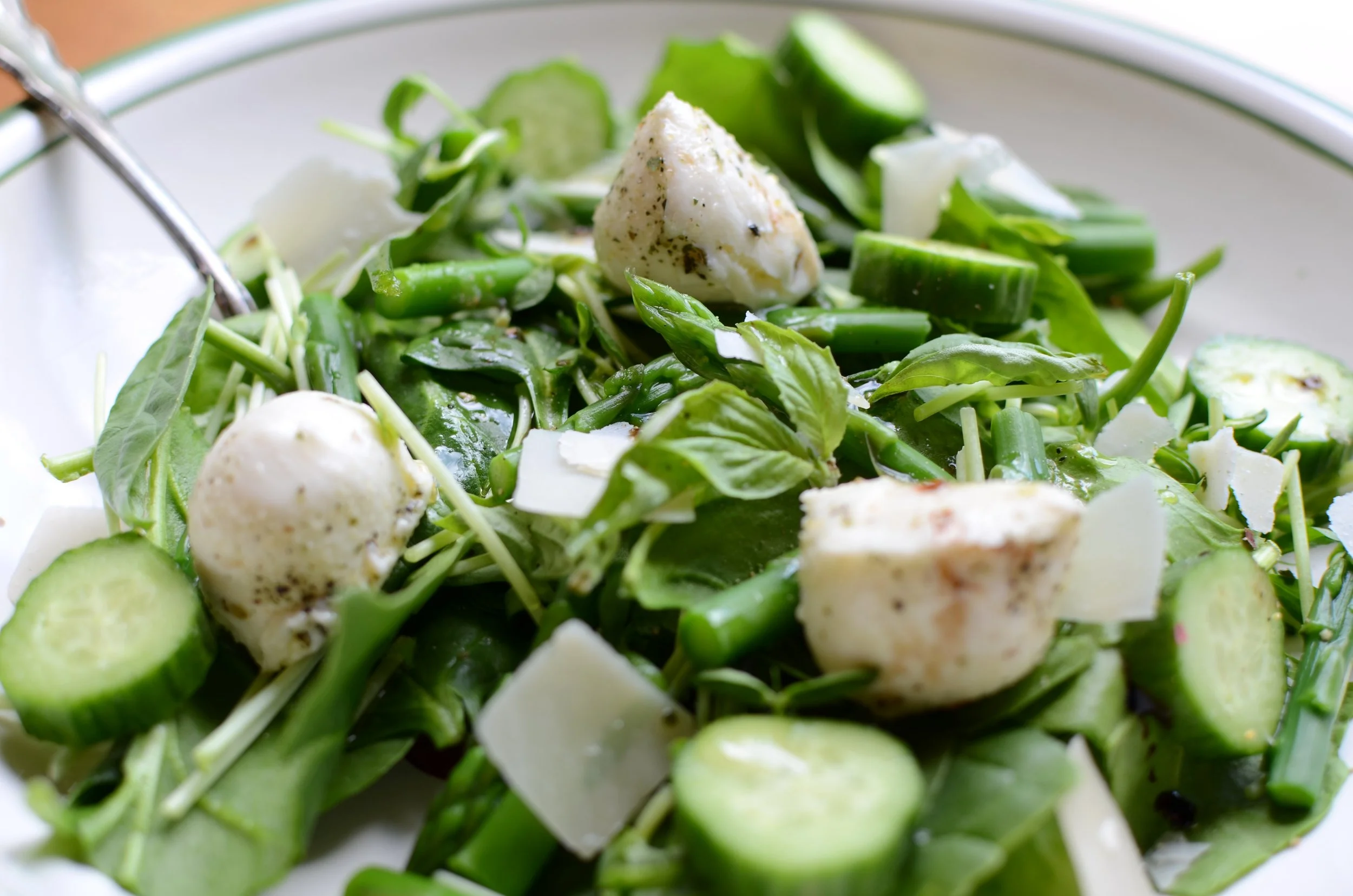 Simple Spring Green Salad