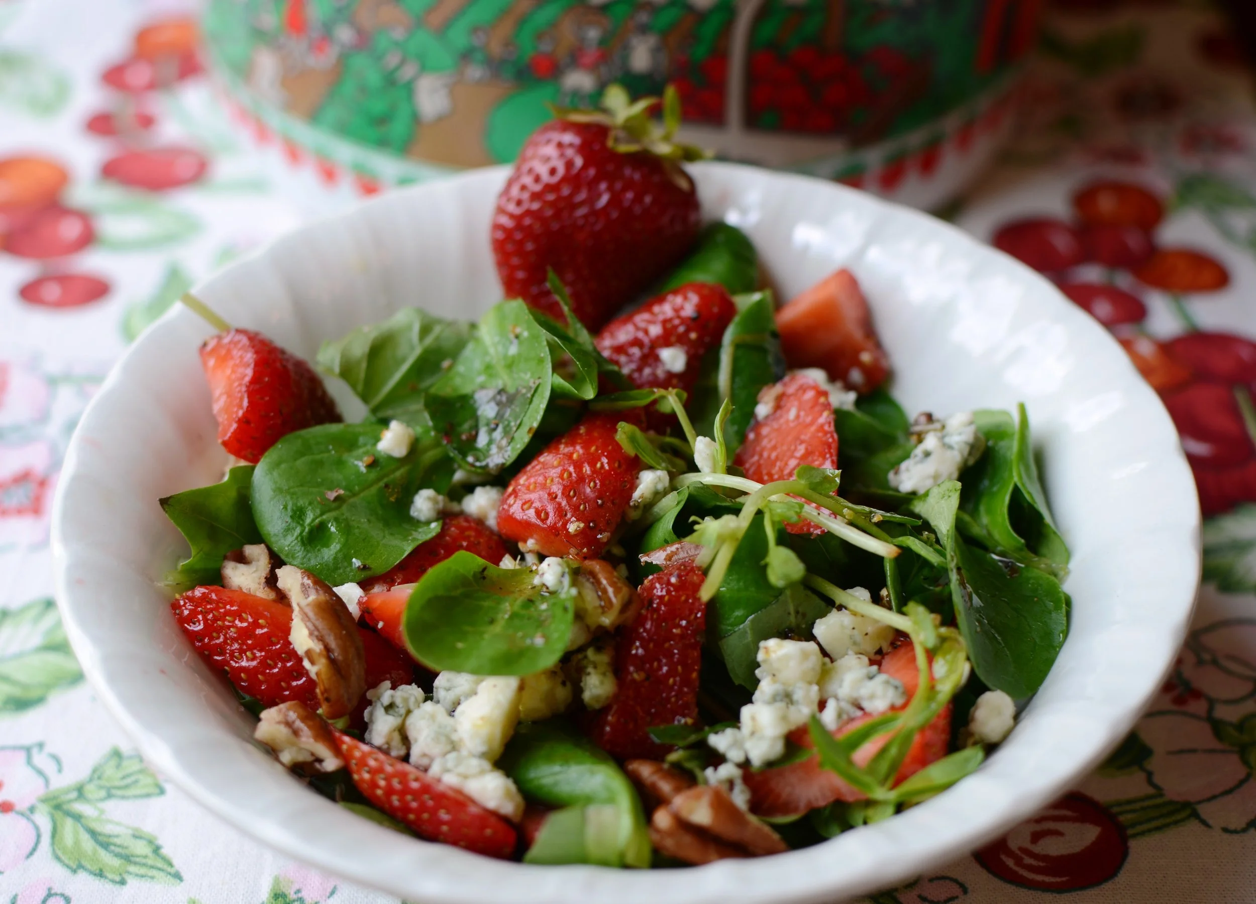 Sweet & Savory Strawberry Salad