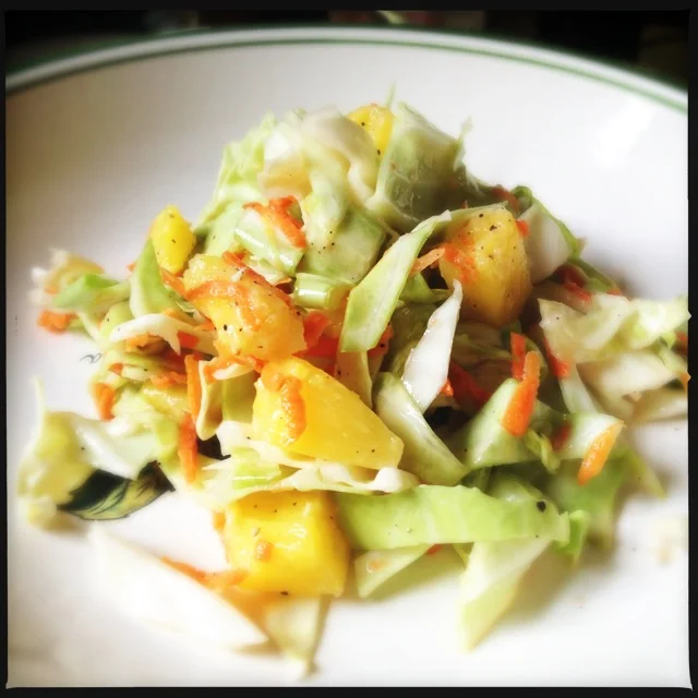 Pineapple Coleslaw