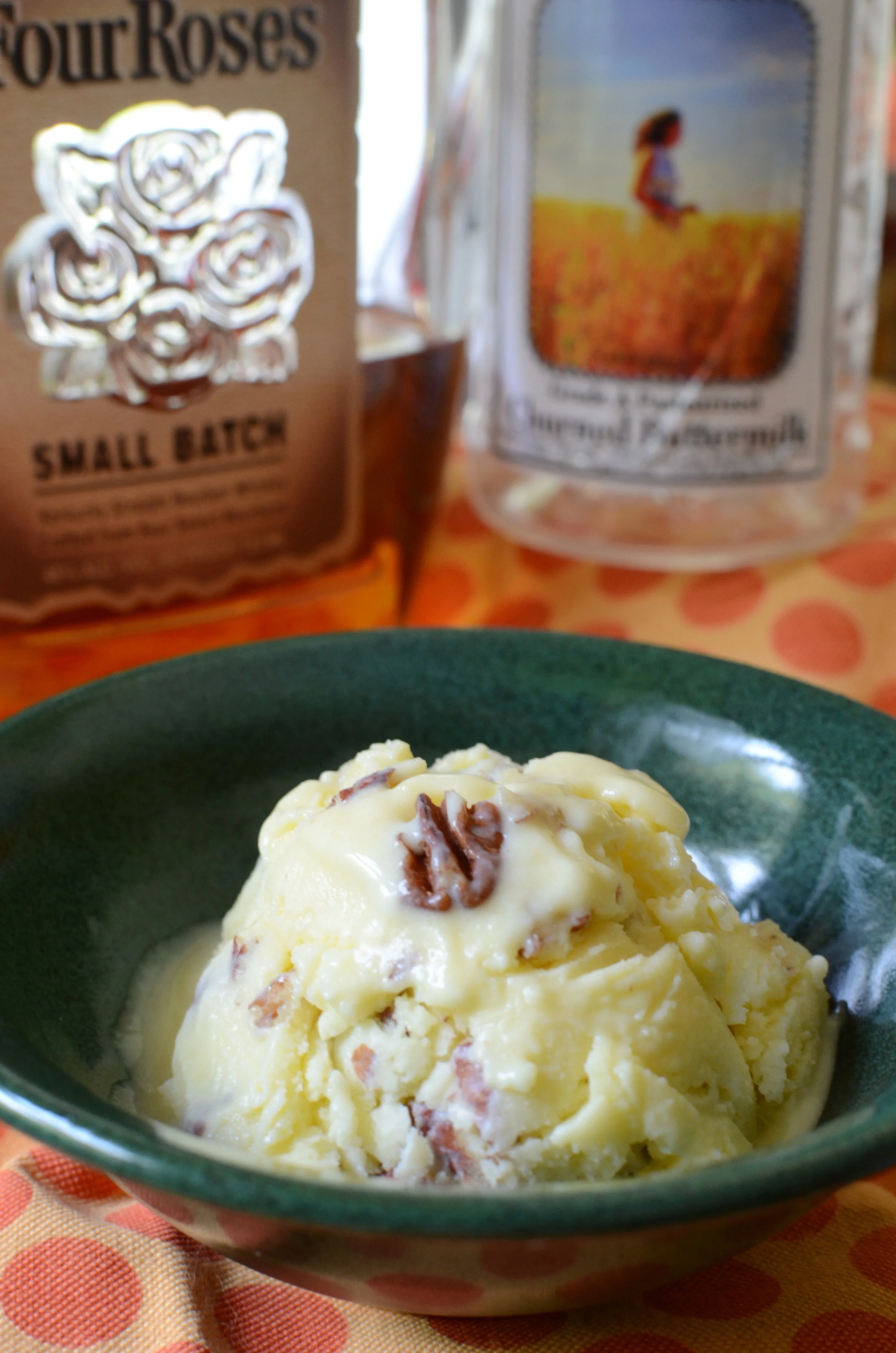 Buttermilk Bourbon Pecan Ice Cream