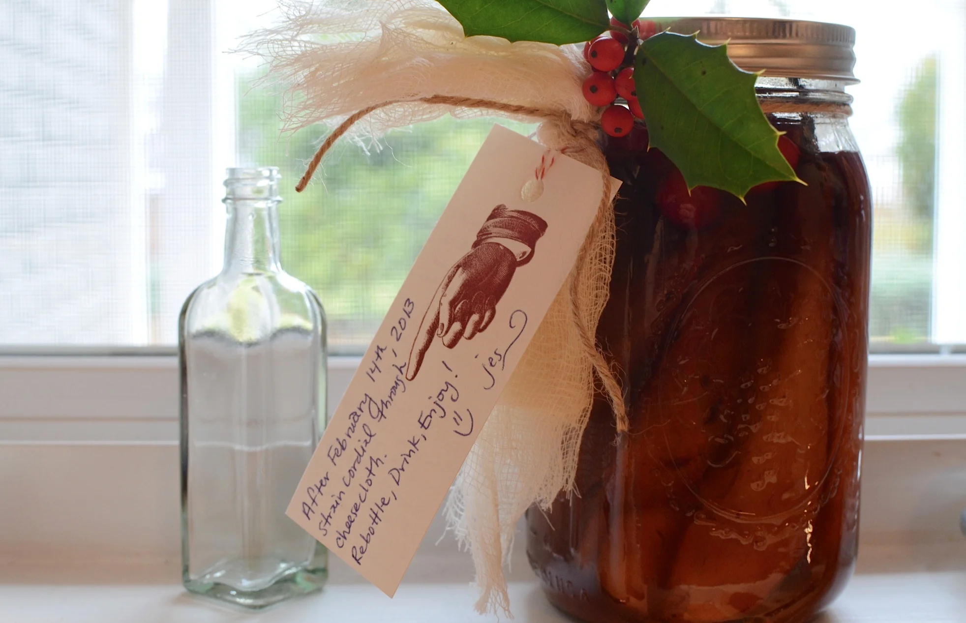 Easy Homemade Gifts: Bourbon Cordials