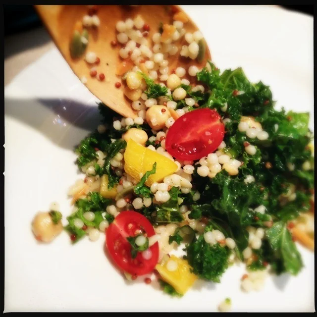 Kale, Quinoa and Couscous Salad
