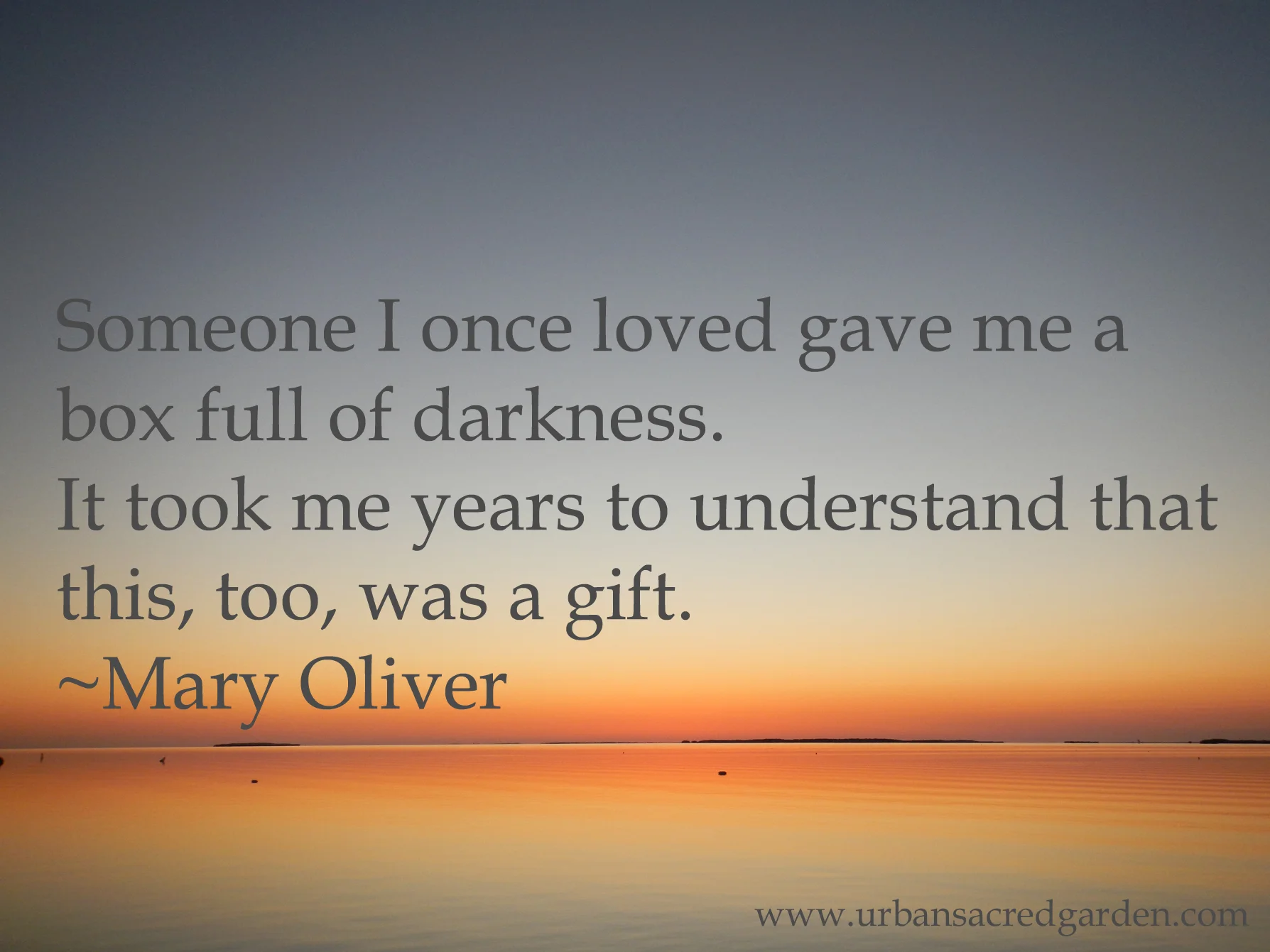 Inspired Thinking - Mary Oliver