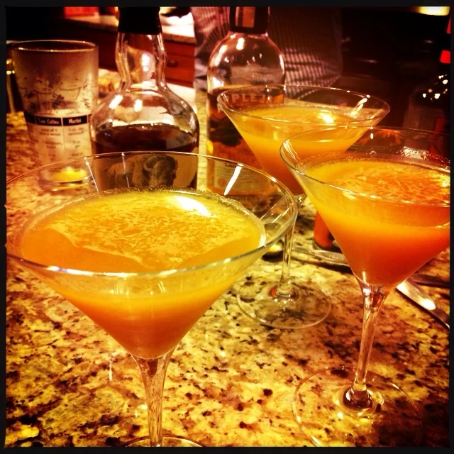 Pumpkin Harvest Bourbon Martini