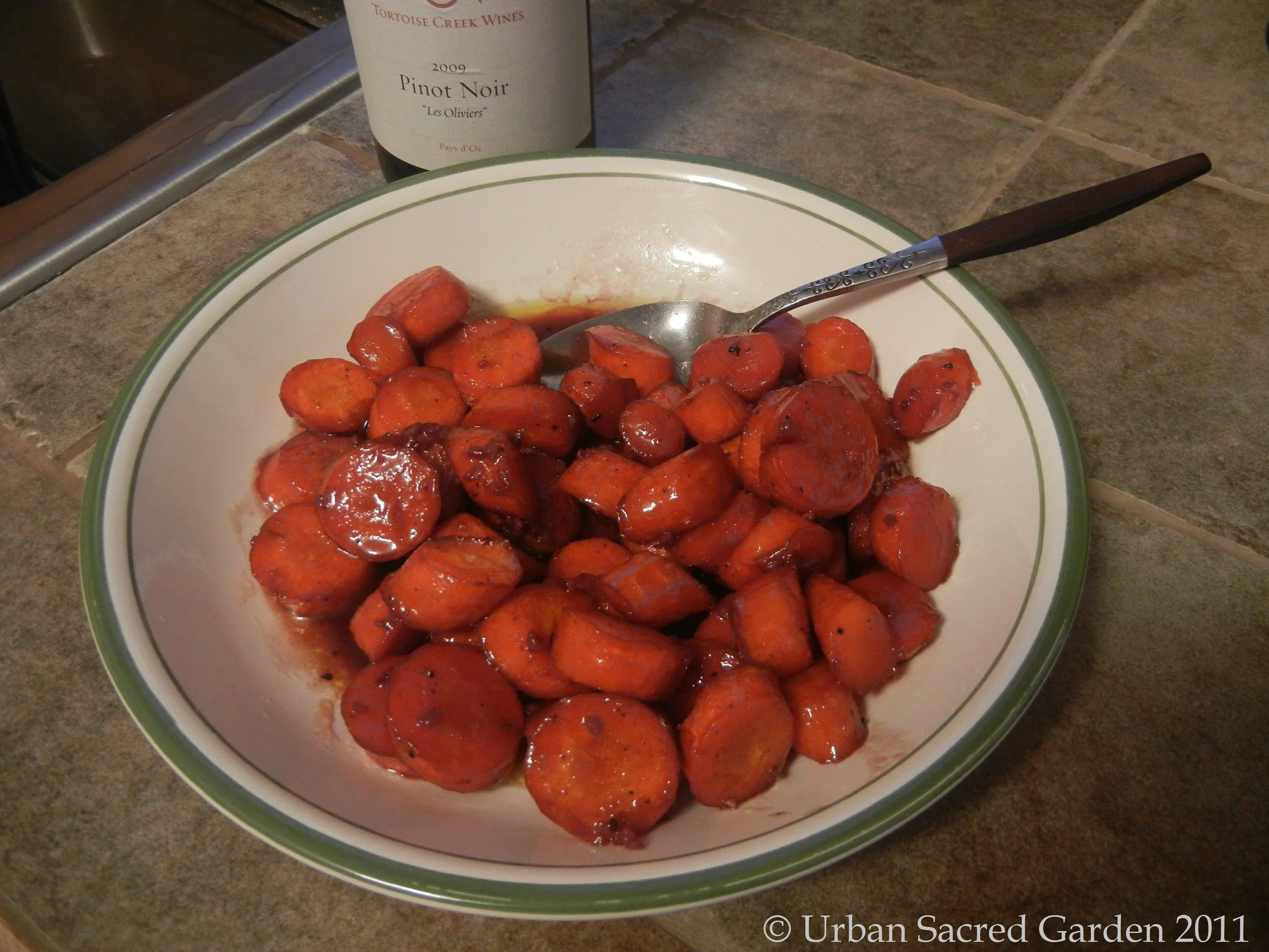 Blood Orange Roasted Carrots (ME)