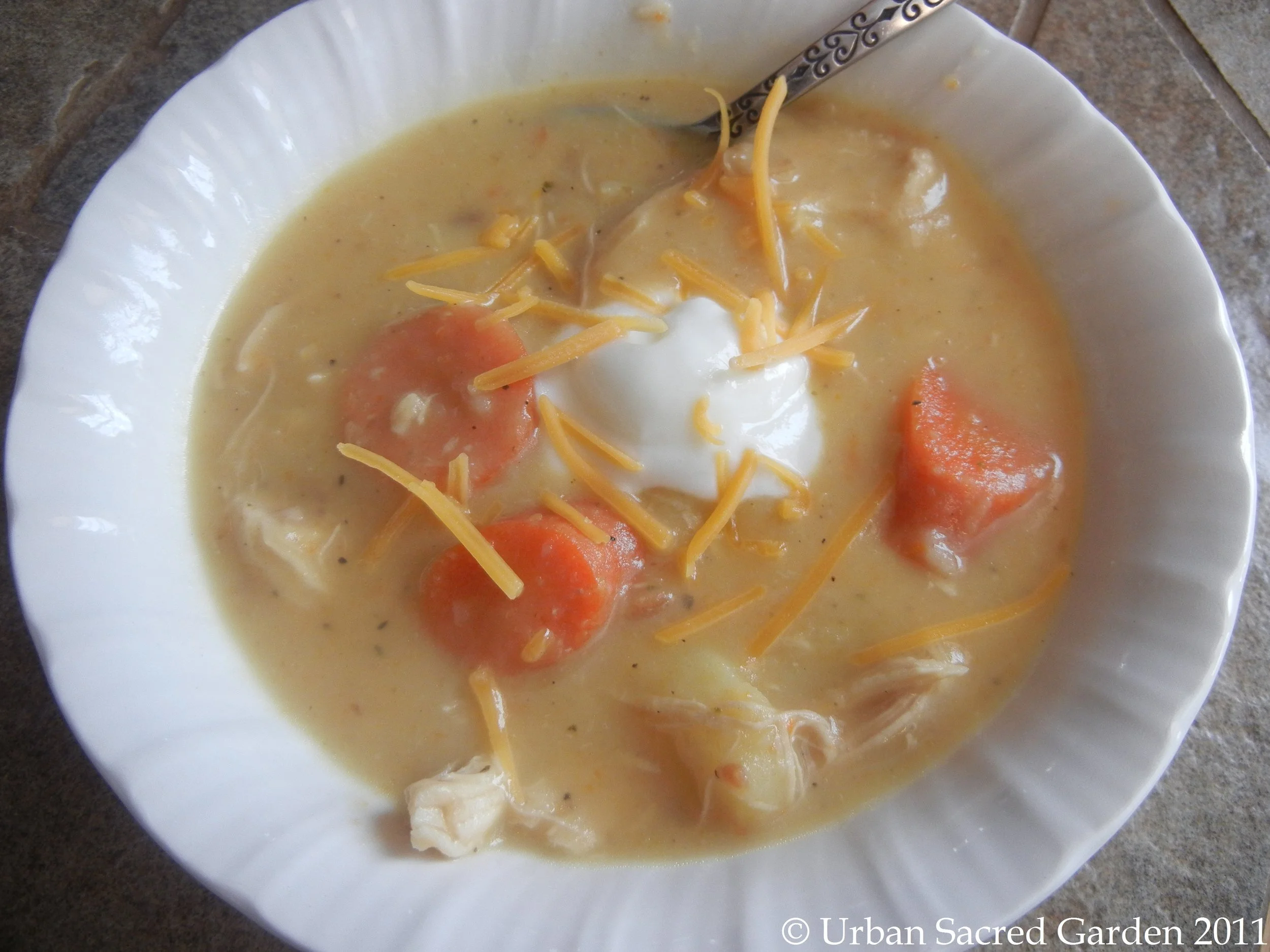 Creamy Chicken Potato Soup