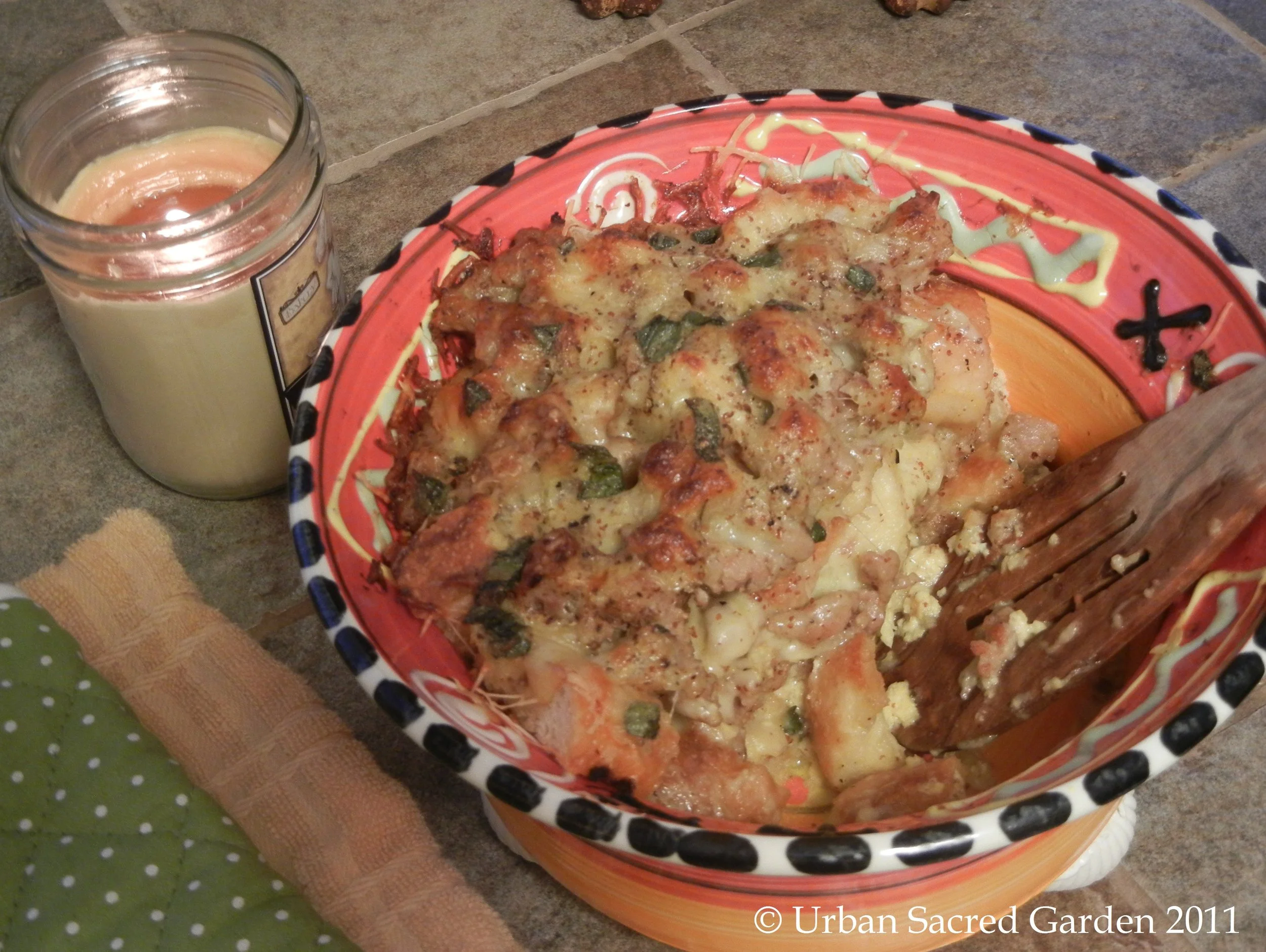 Savory Sausage Bread Pudding