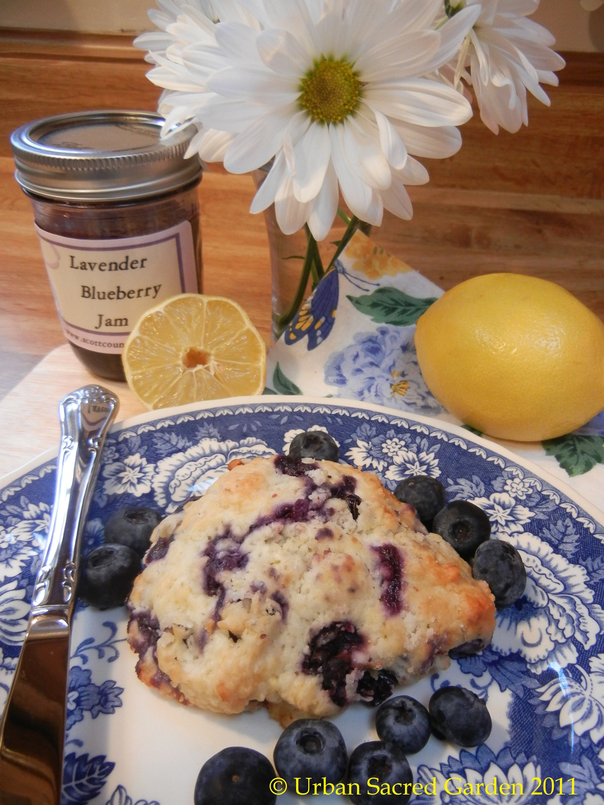 Lemon Blueberry Scones