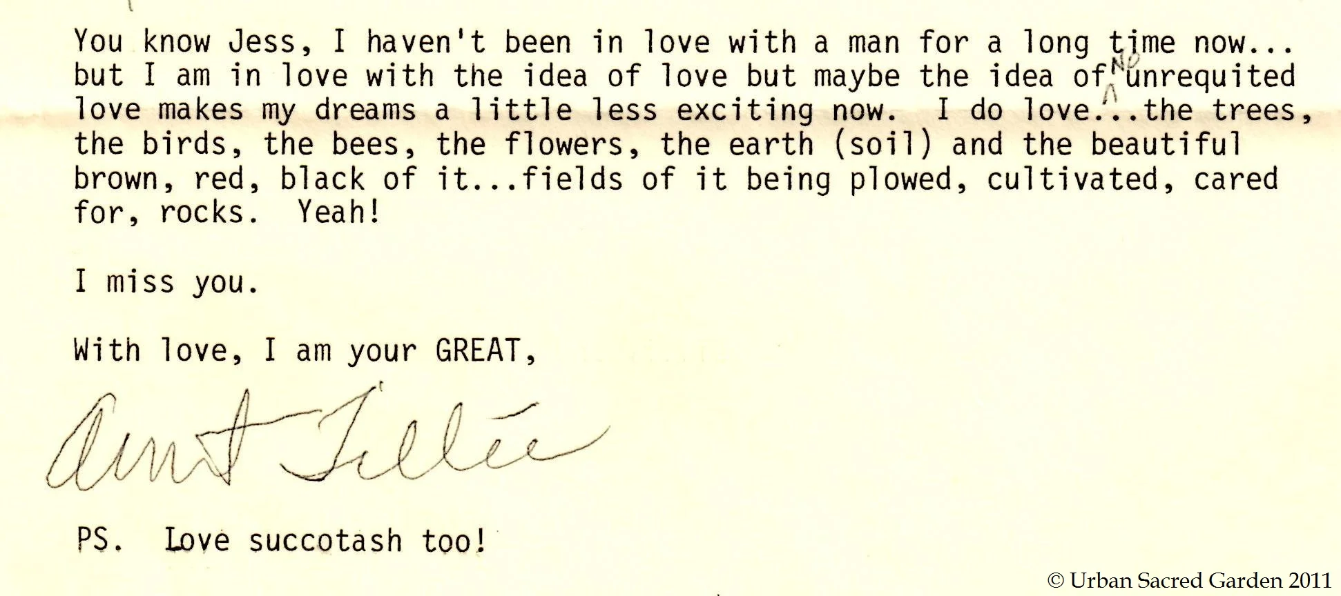 P.S. Love succotash too!