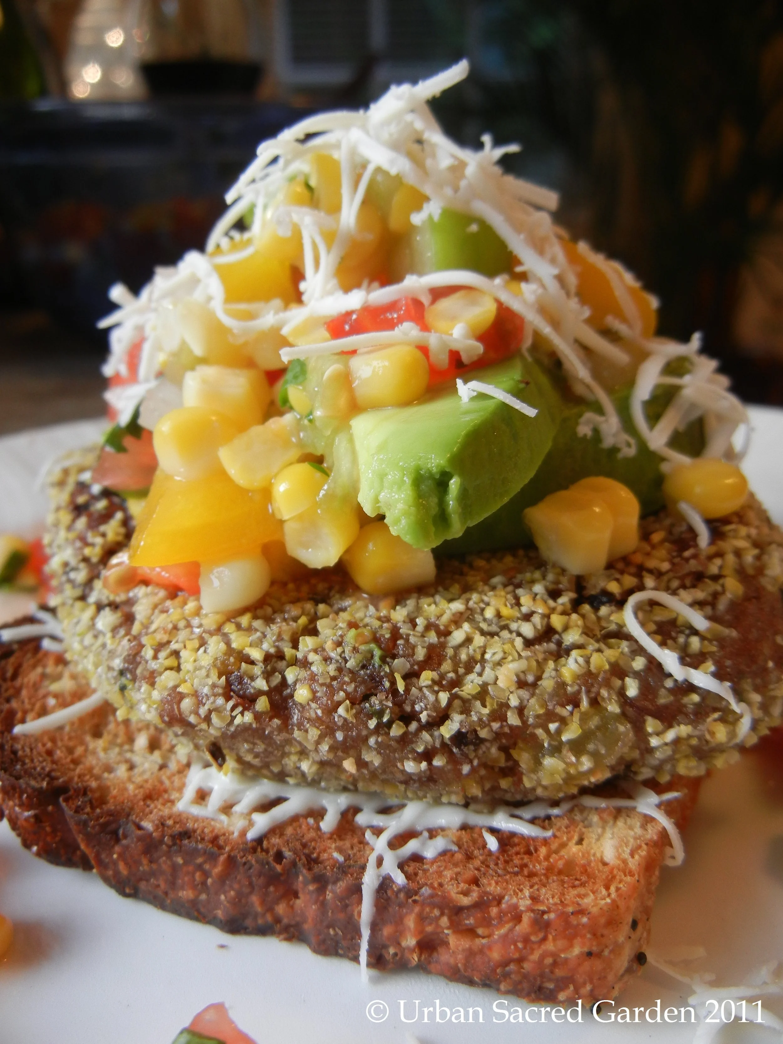 Cornmeal Crusted Black Bean Cakes (ME)