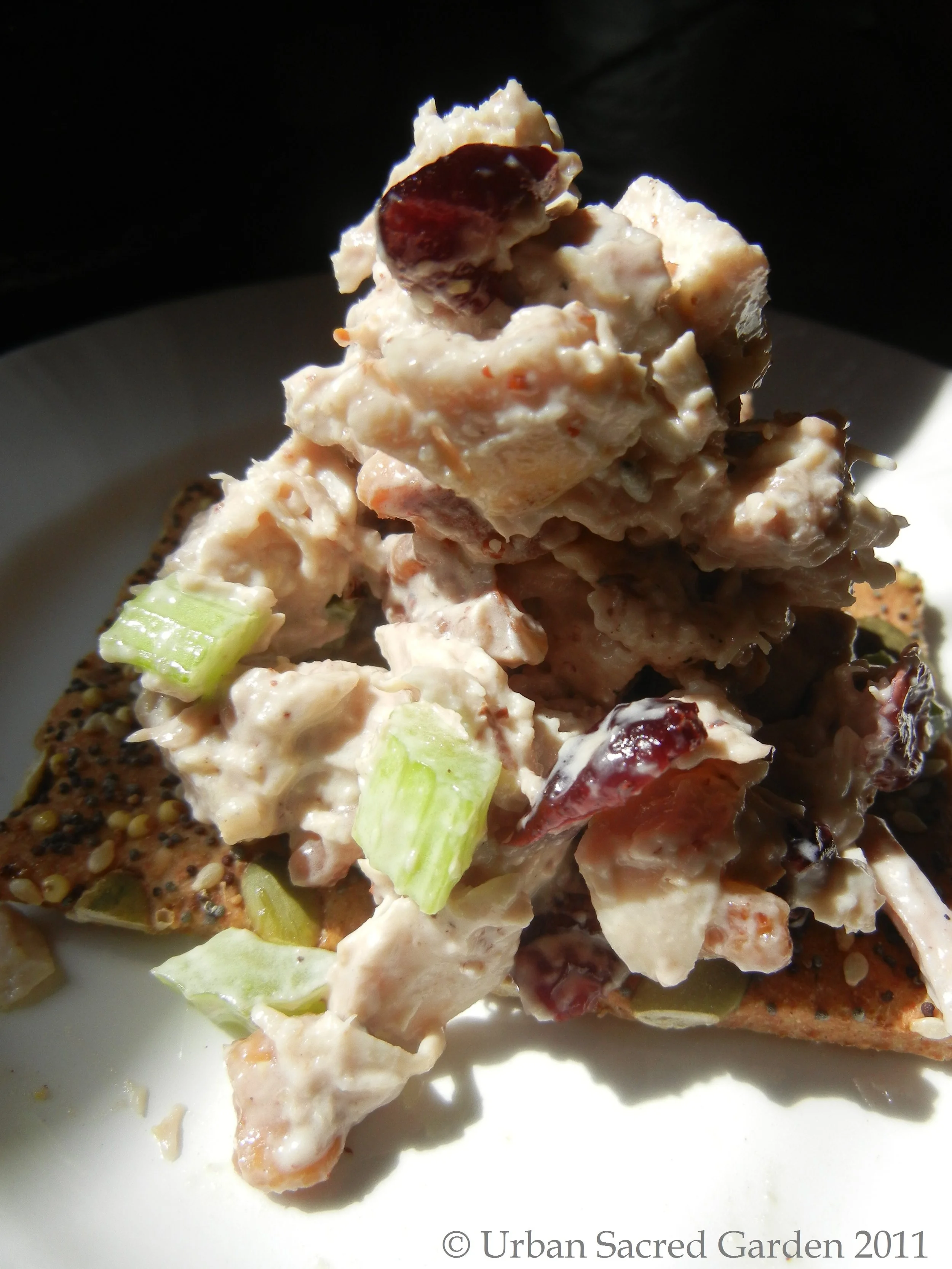 Plum Roasted Chicken Salad