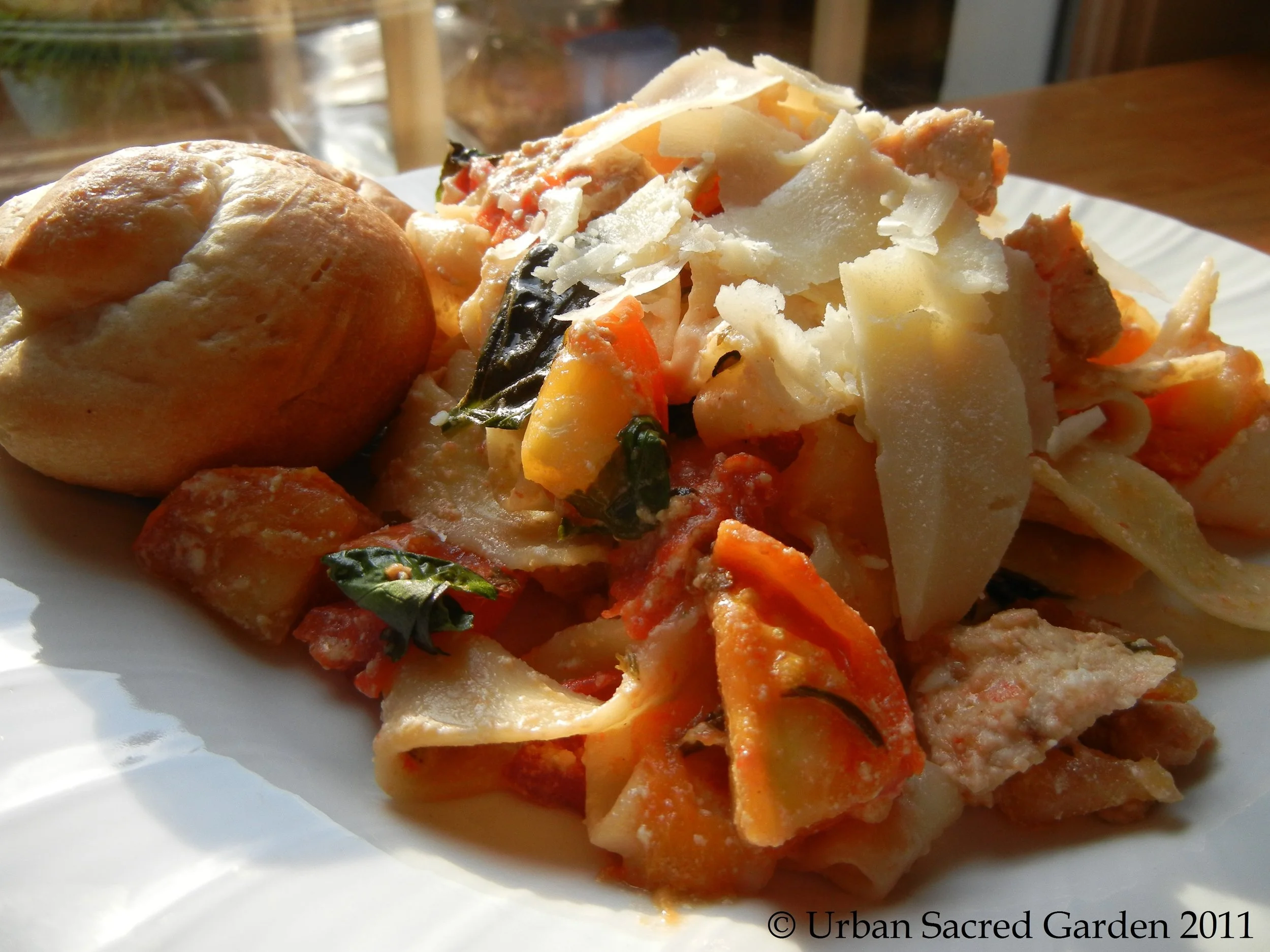 Garlic Chicken Pasta