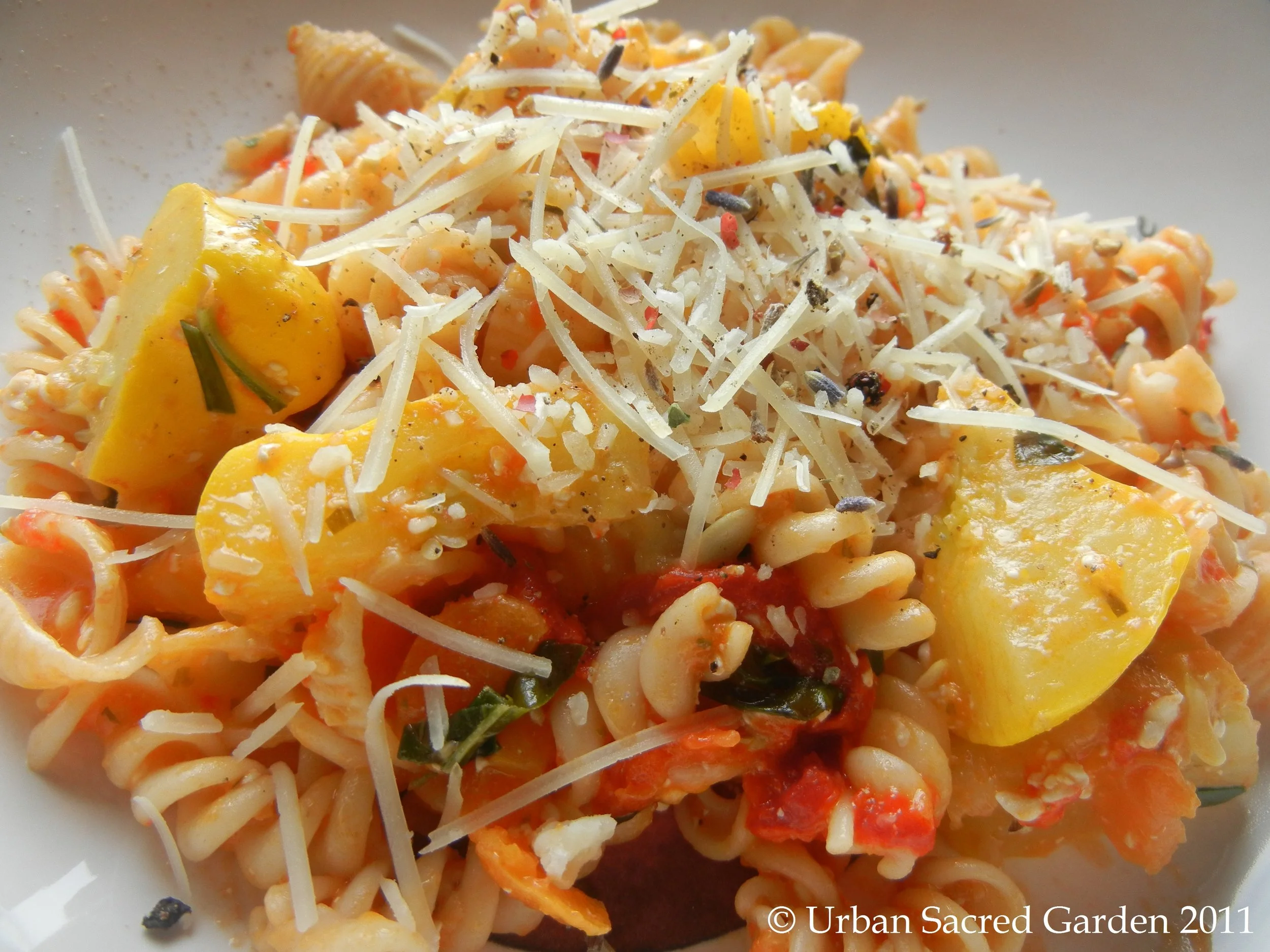 Fresh Summer Squash Pasta