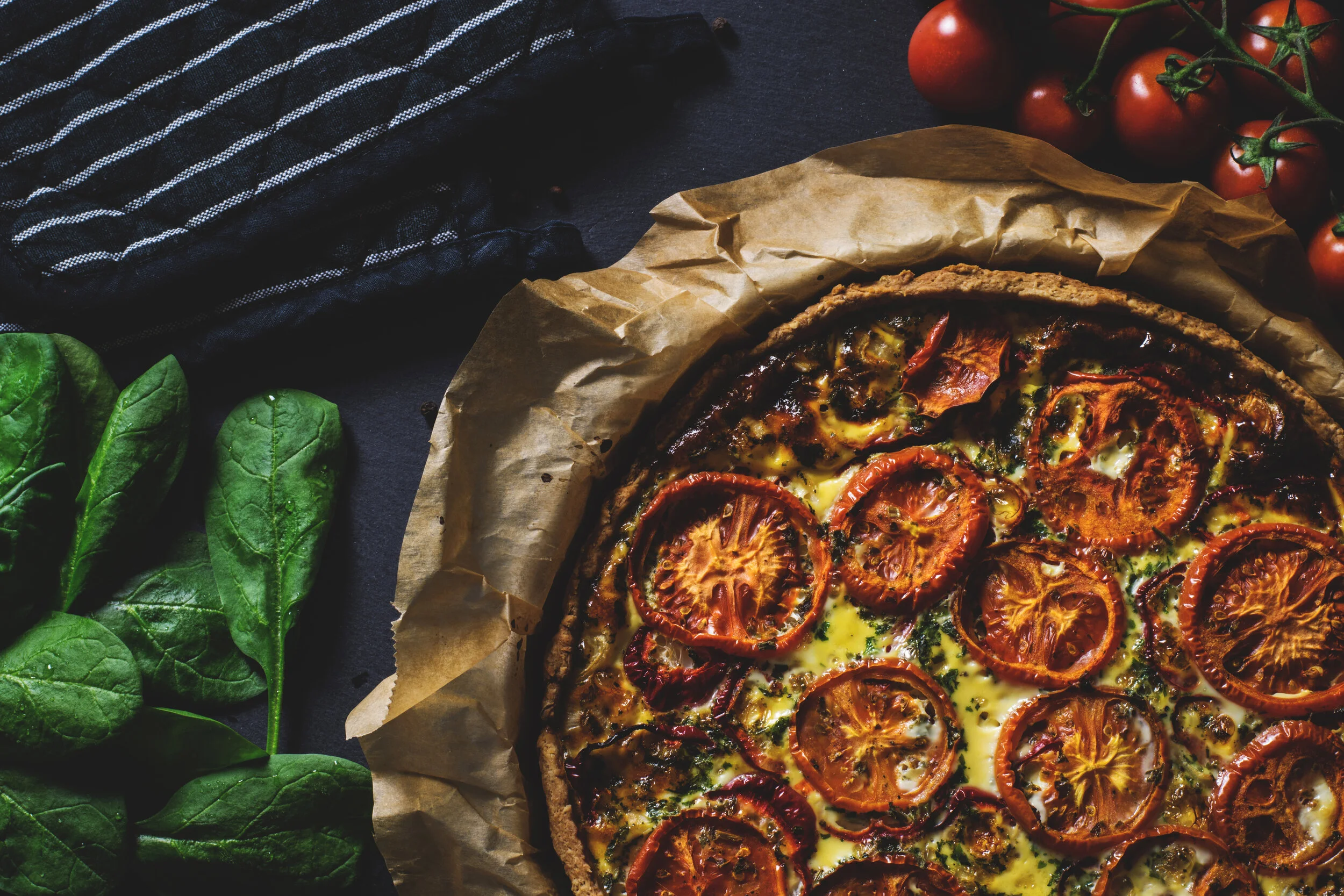Southern Deep Dish Tomato Pie