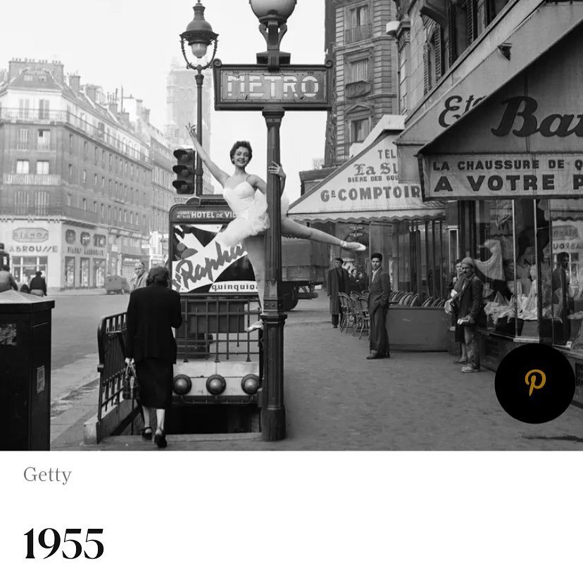 Does anyone spot anything familiar from this vintage photo taken in 1955 at the Hotel de Ville metro station in Paris? Hint: this may be trademark infringement....