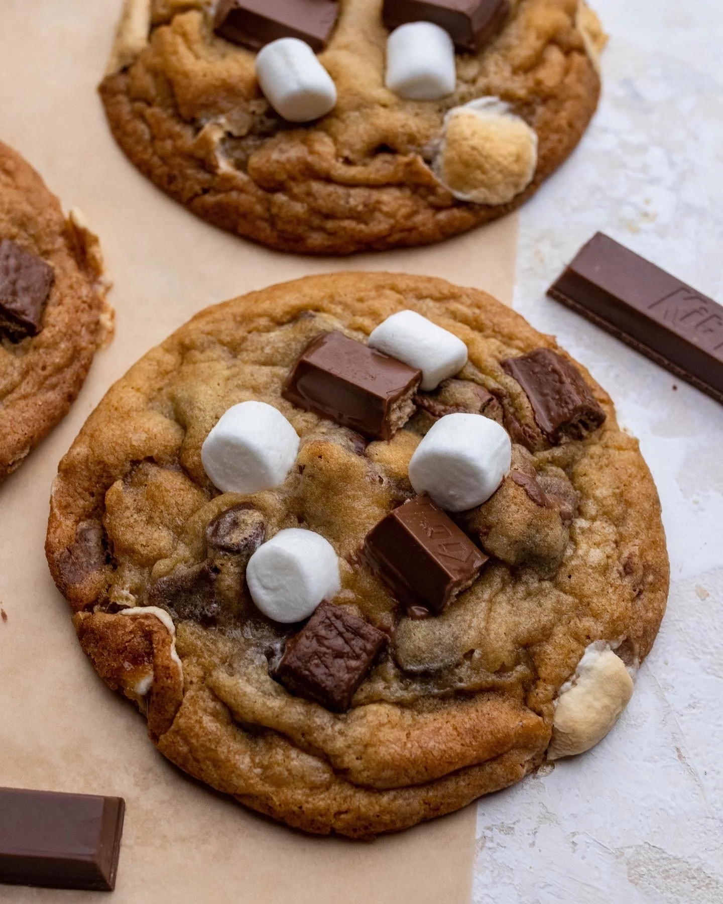 Kit Kat Smore Cookies