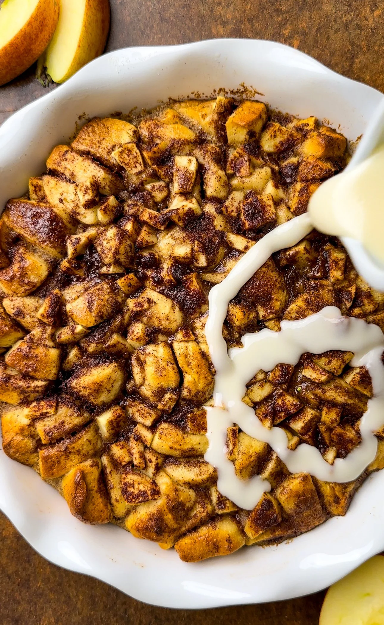  Apple Cider Cinnamon Roll Casserole