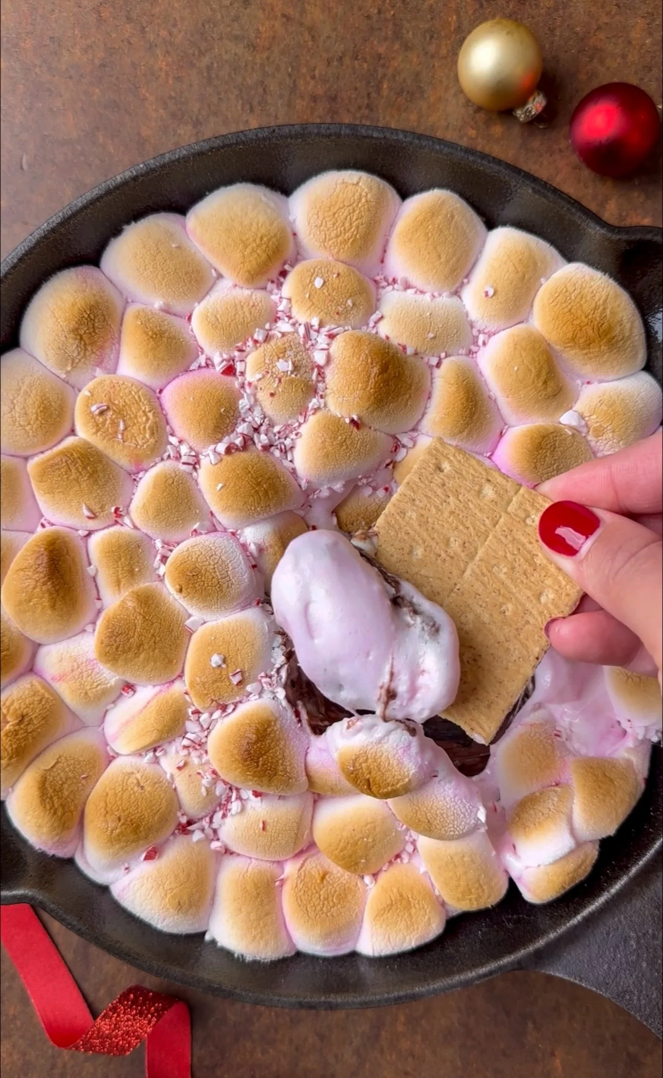 Peppermint Smore's Skillet