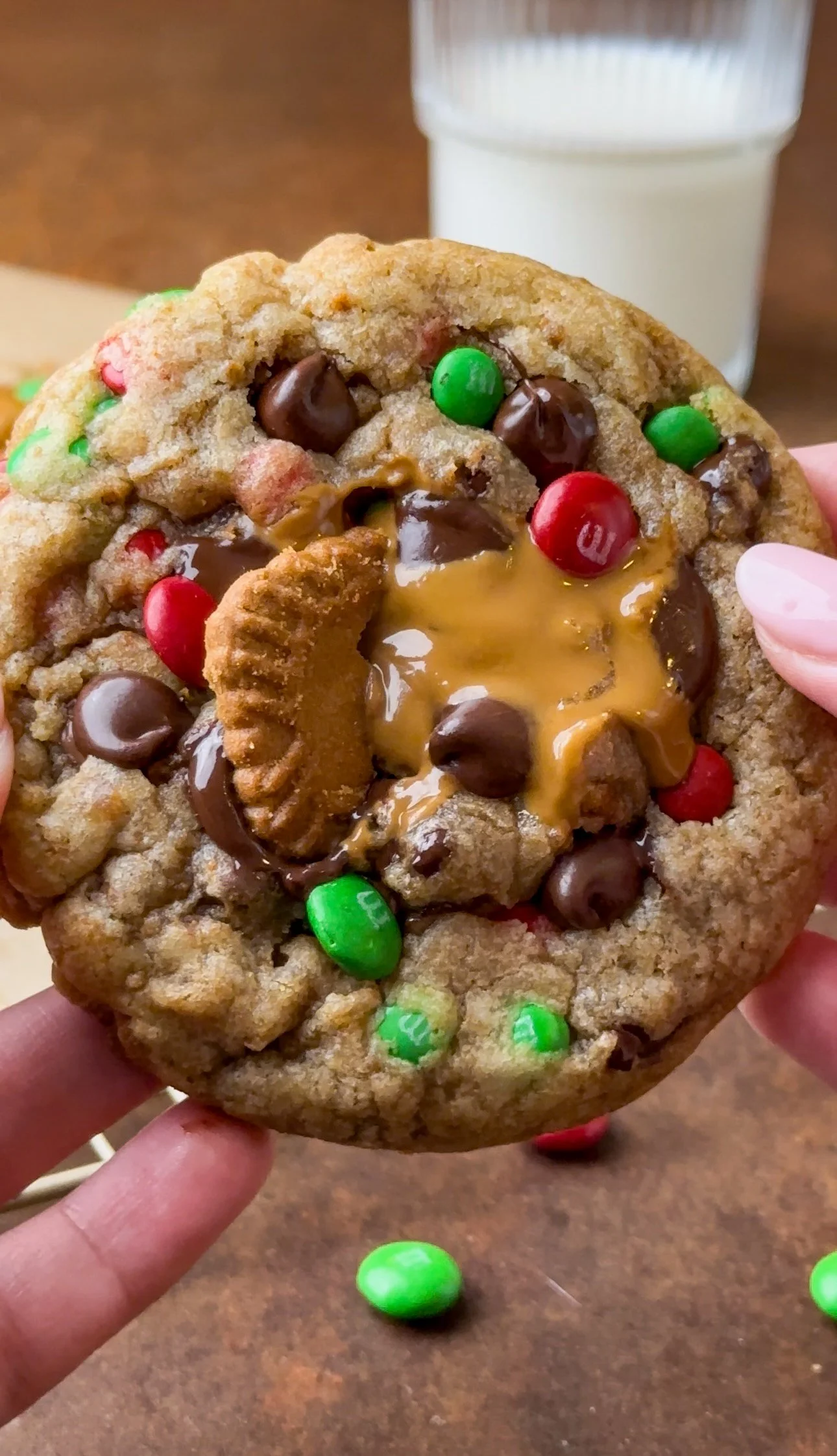 Cookie Butter M&amp;M Cookies