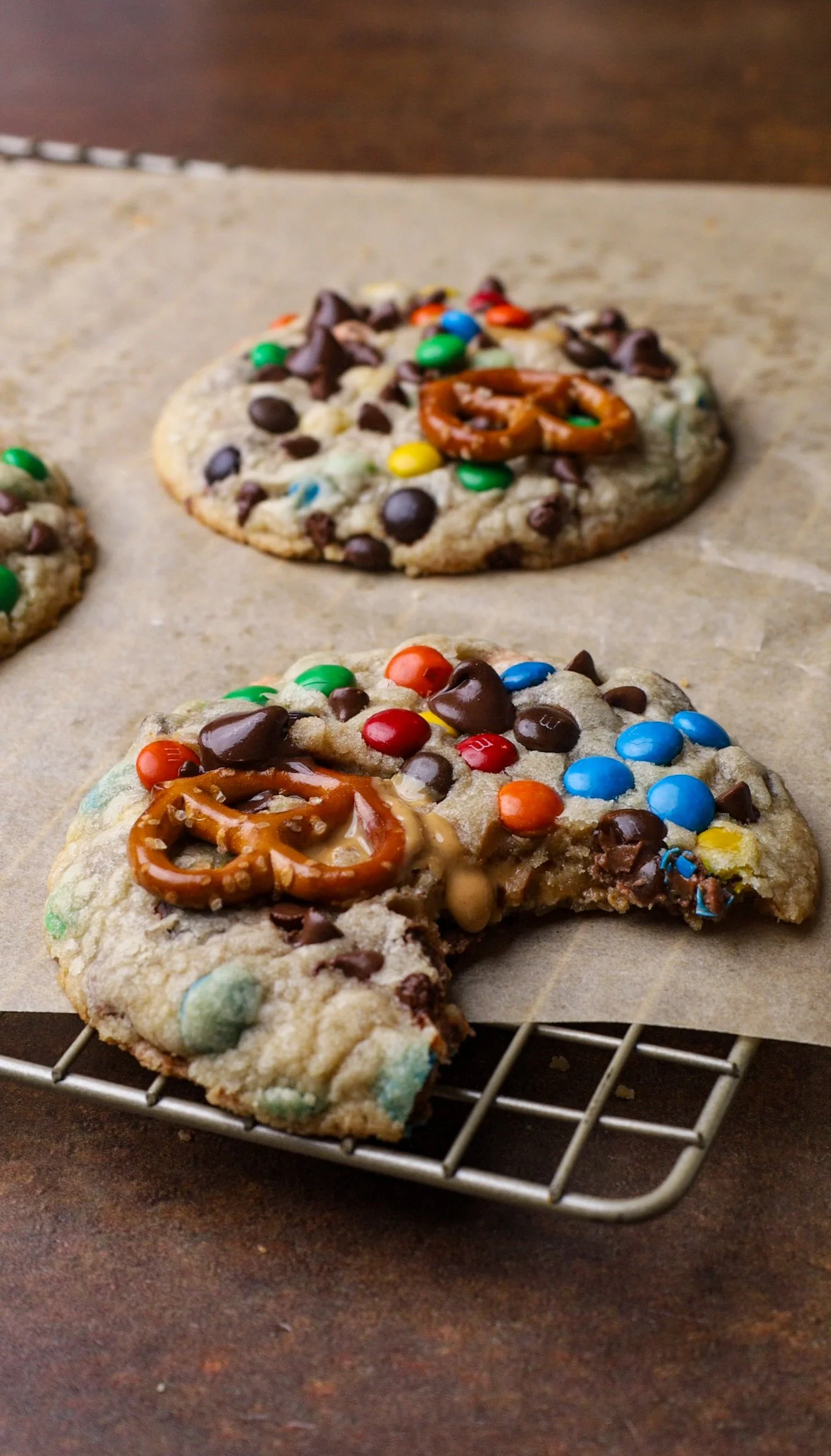 Peanut Butter M&amp;M Cookies 
