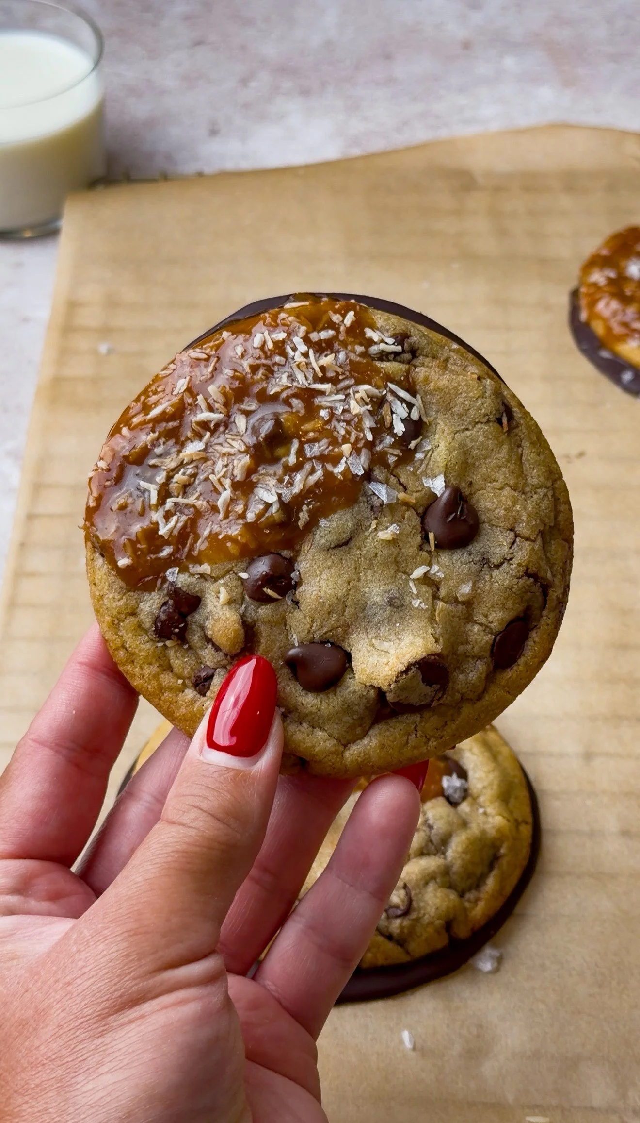 Samoa Chocolate Chip Cookies