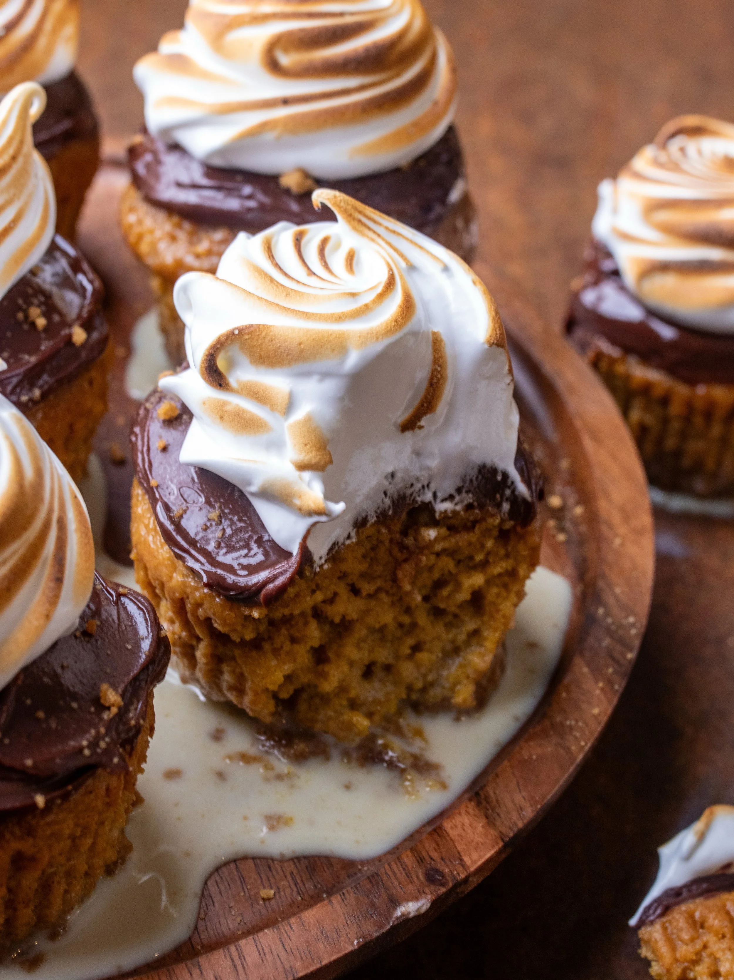 Pumpkin Tres Leches Cupcakes