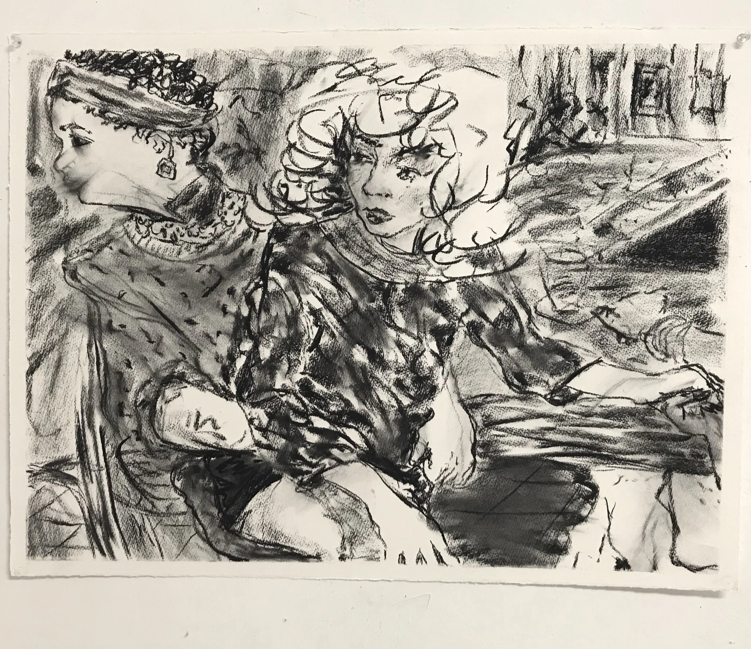  charcoal  22 x 30 in 